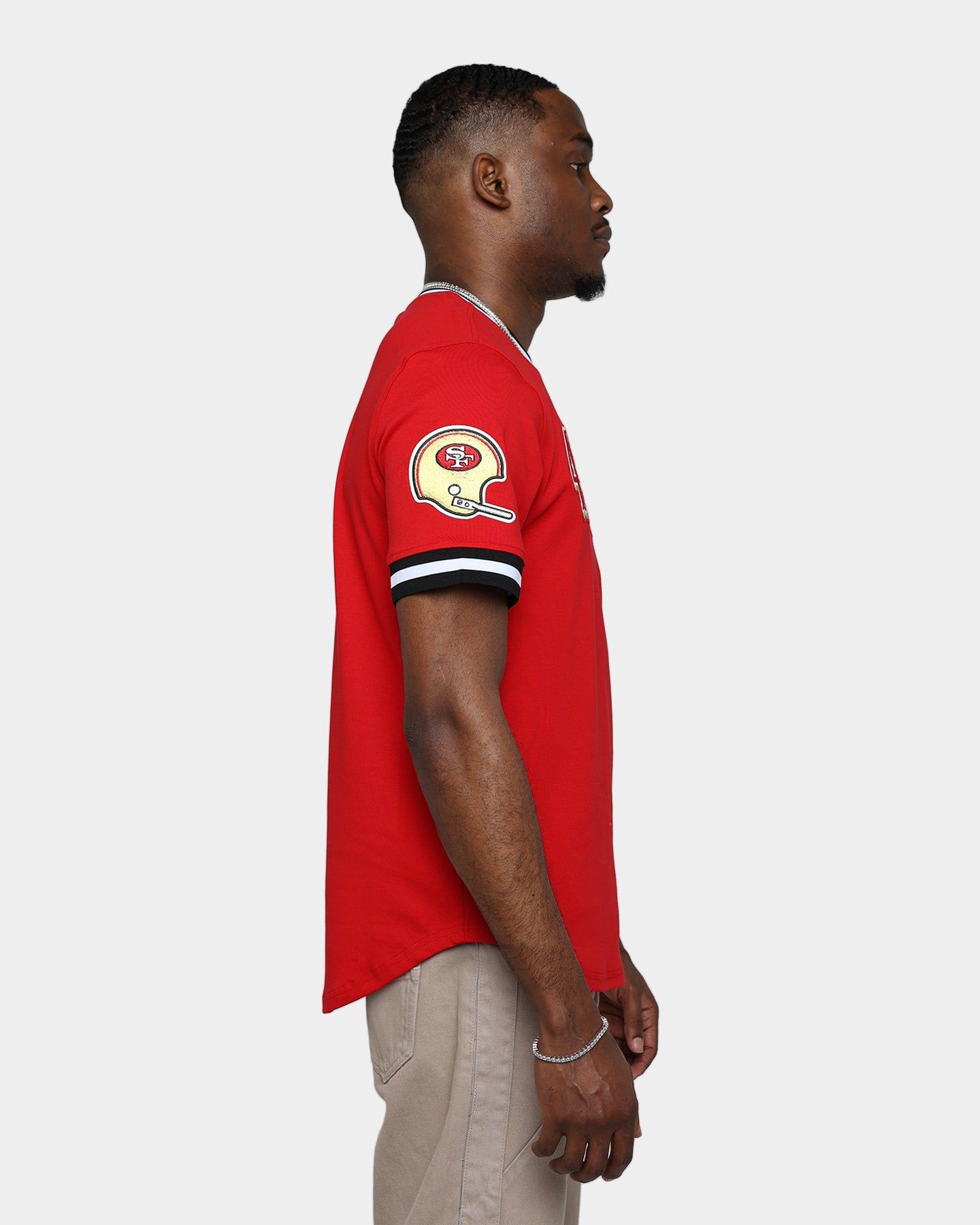 Pro Standard San Francisco 49ers Retro Classic T-Shirt Red/Black sold by Culture Kings product image thumbnail 5