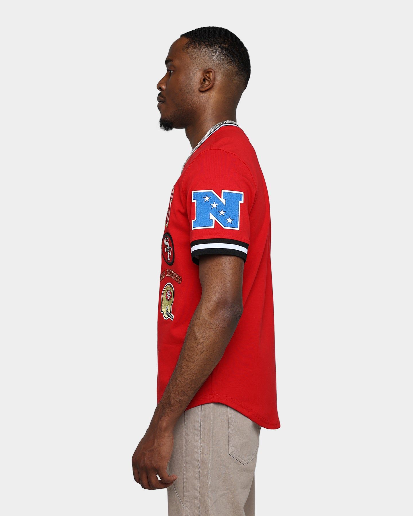 Pro Standard San Francisco 49ers Retro Classic T-Shirt Red/Black sold by Culture Kings product image thumbnail 6