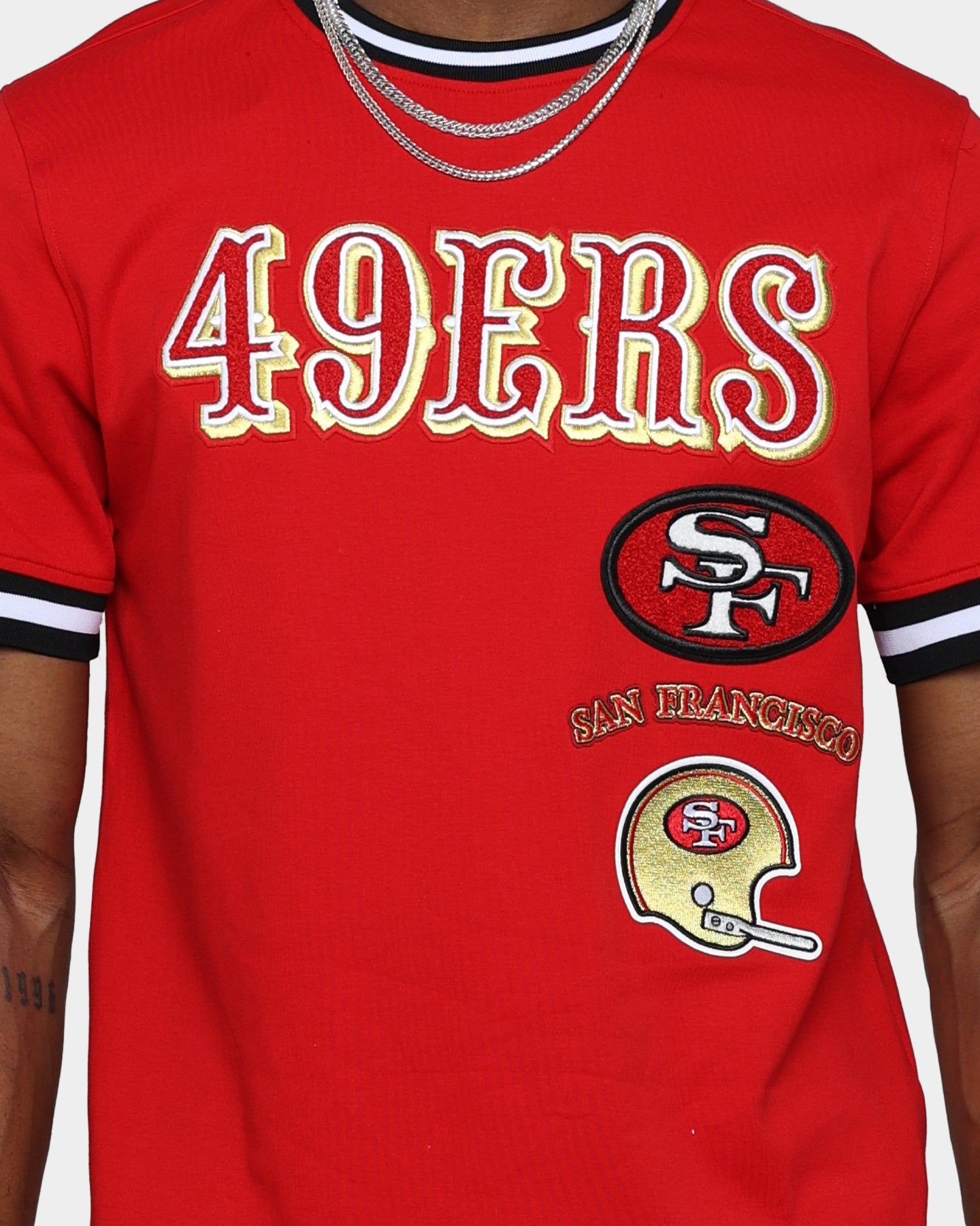 Pro Standard San Francisco 49ers Retro Classic T-Shirt Red/Black sold by Culture Kings product image thumbnail 3