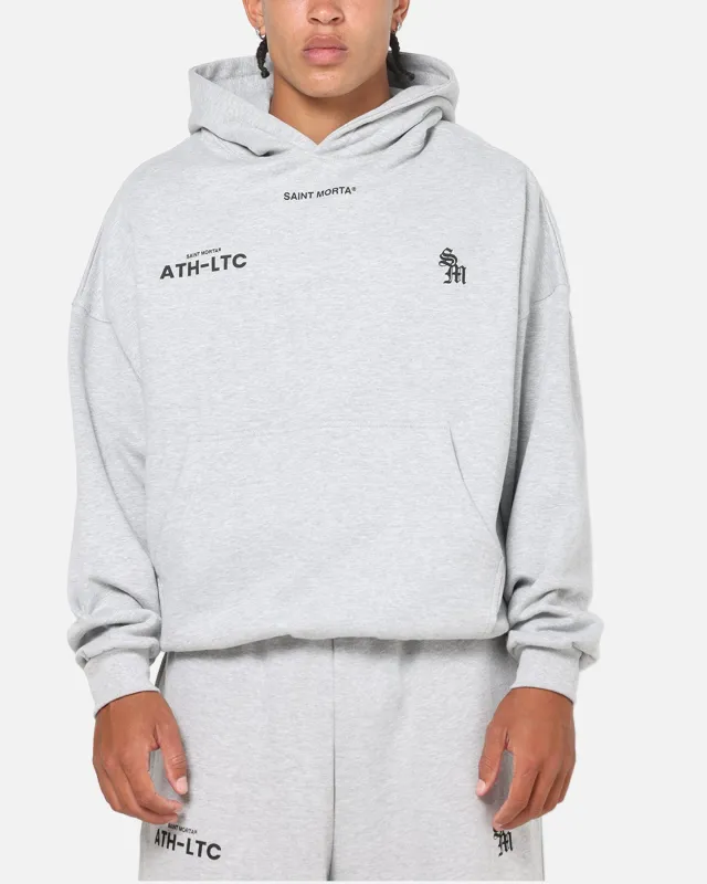 Saint Morta Athltc S2 Boxy Hoodie Grey Marle sold by Culture Kings