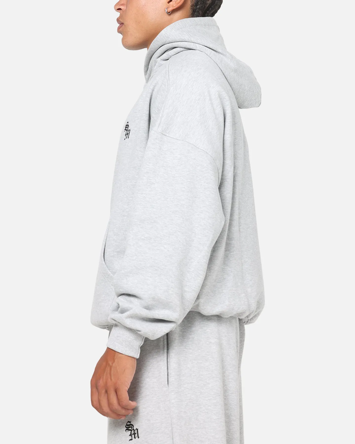 Saint Morta Athltc S2 Boxy Hoodie Grey Marle sold by Culture Kings product image thumbnail 5