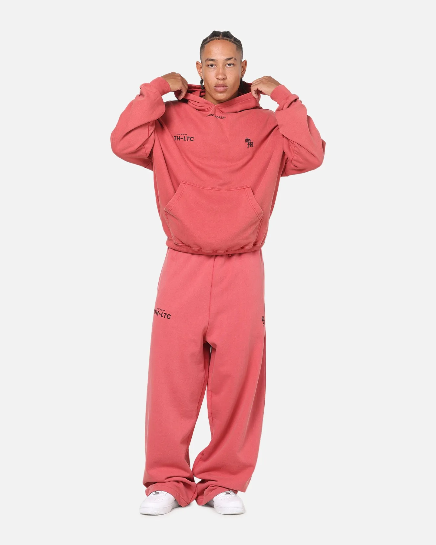 Saint Morta Athltc S2 Boxy Hoodie Pigment Washed sold by Culture Kings product image thumbnail 2