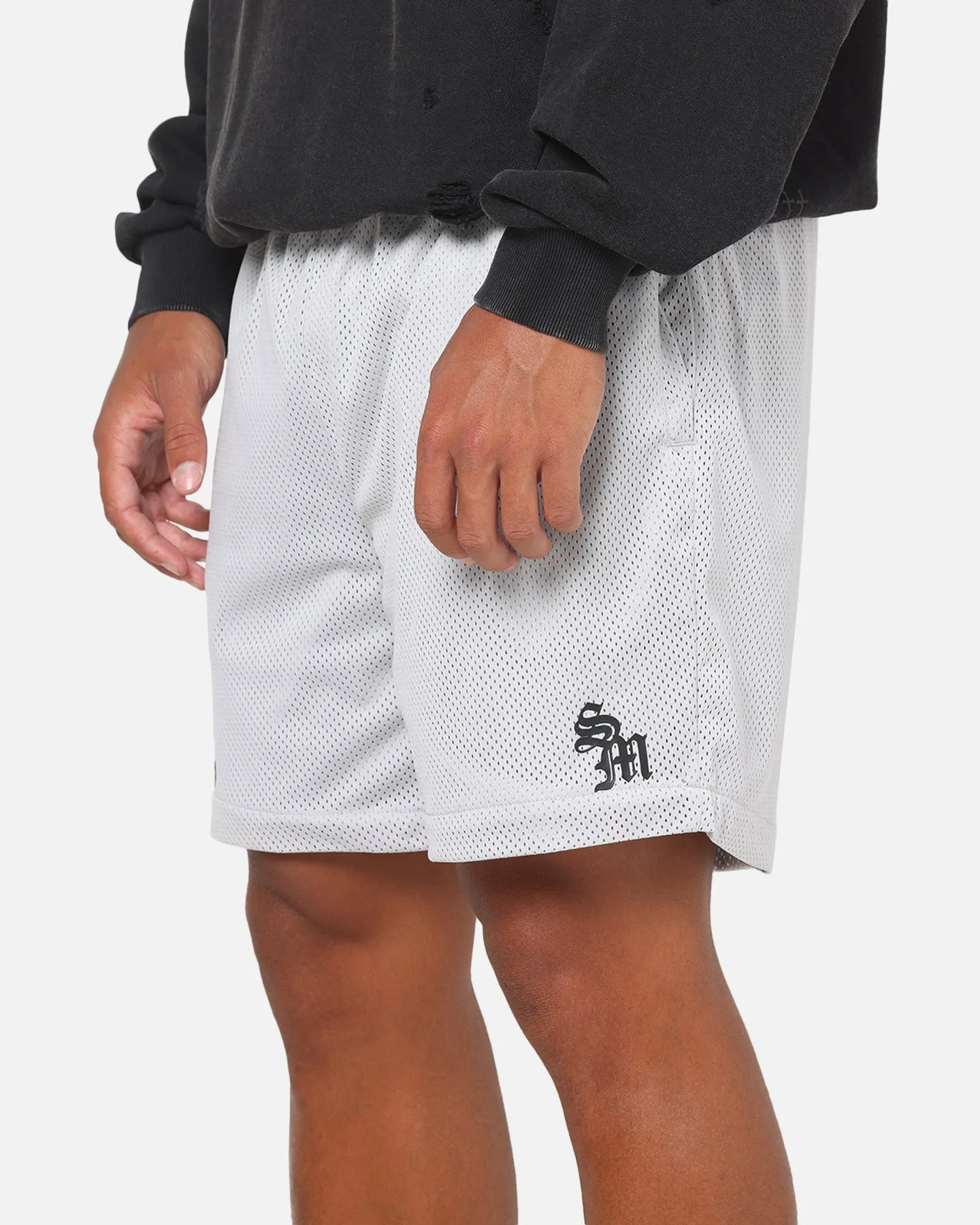 Saint Morta Athltc Mesh Shorts Grey sold by Culture Kings product image thumbnail 3