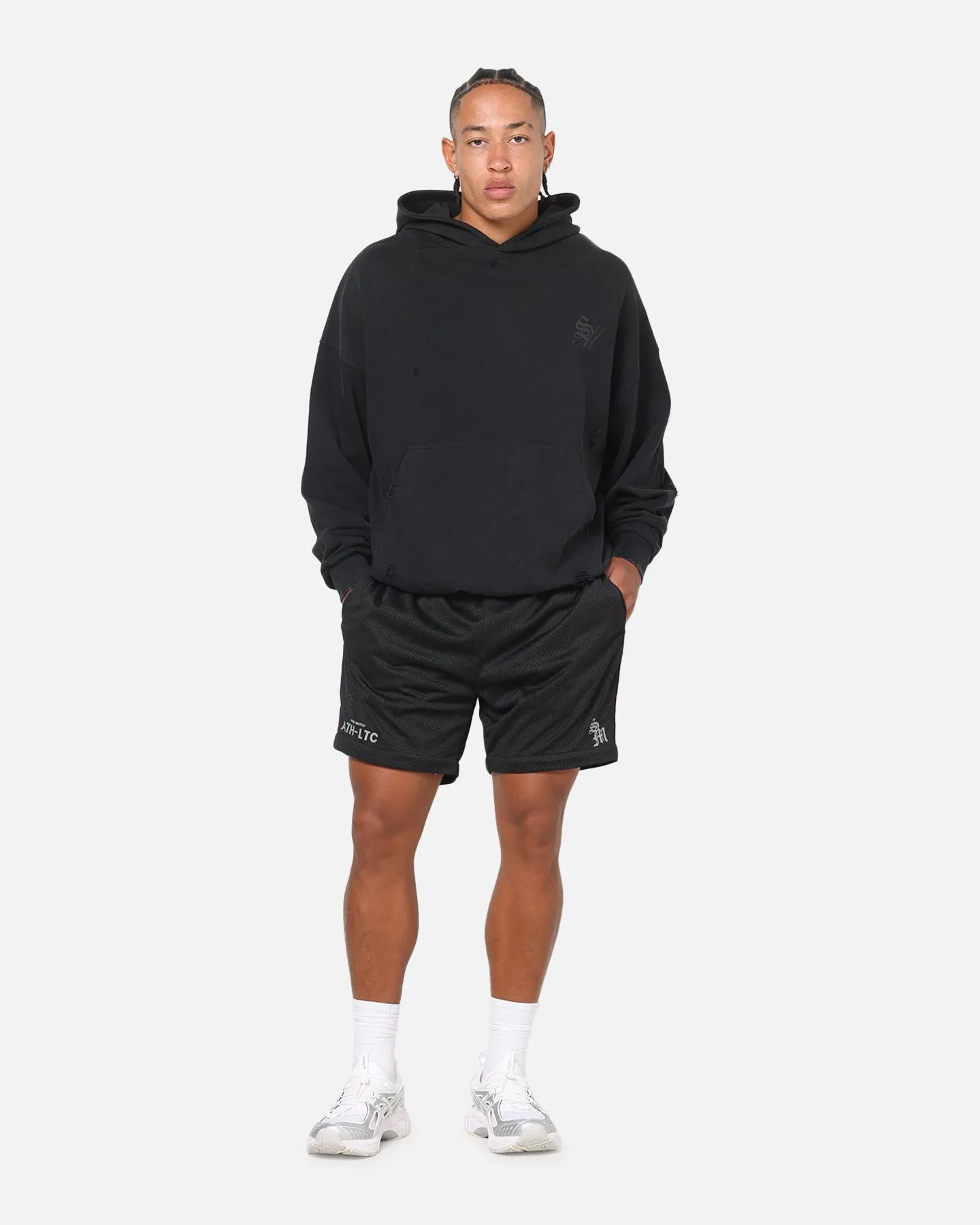 Saint Morta Athltc Mesh Shorts Black sold by Culture Kings product image thumbnail 2