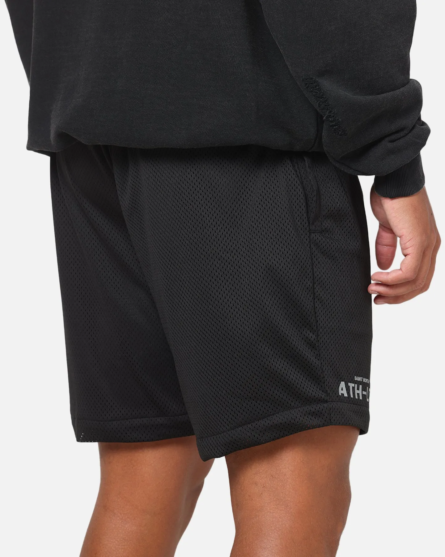 Saint Morta Athltc Mesh Shorts Black sold by Culture Kings product image thumbnail 4