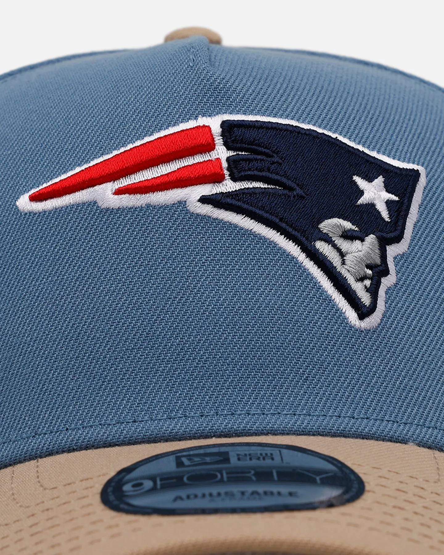 New Era New England Patriots 'Easy Breezy' 9FORTY A-Frame Snapback Blue/Tan sold by Culture Kings product image thumbnail 5