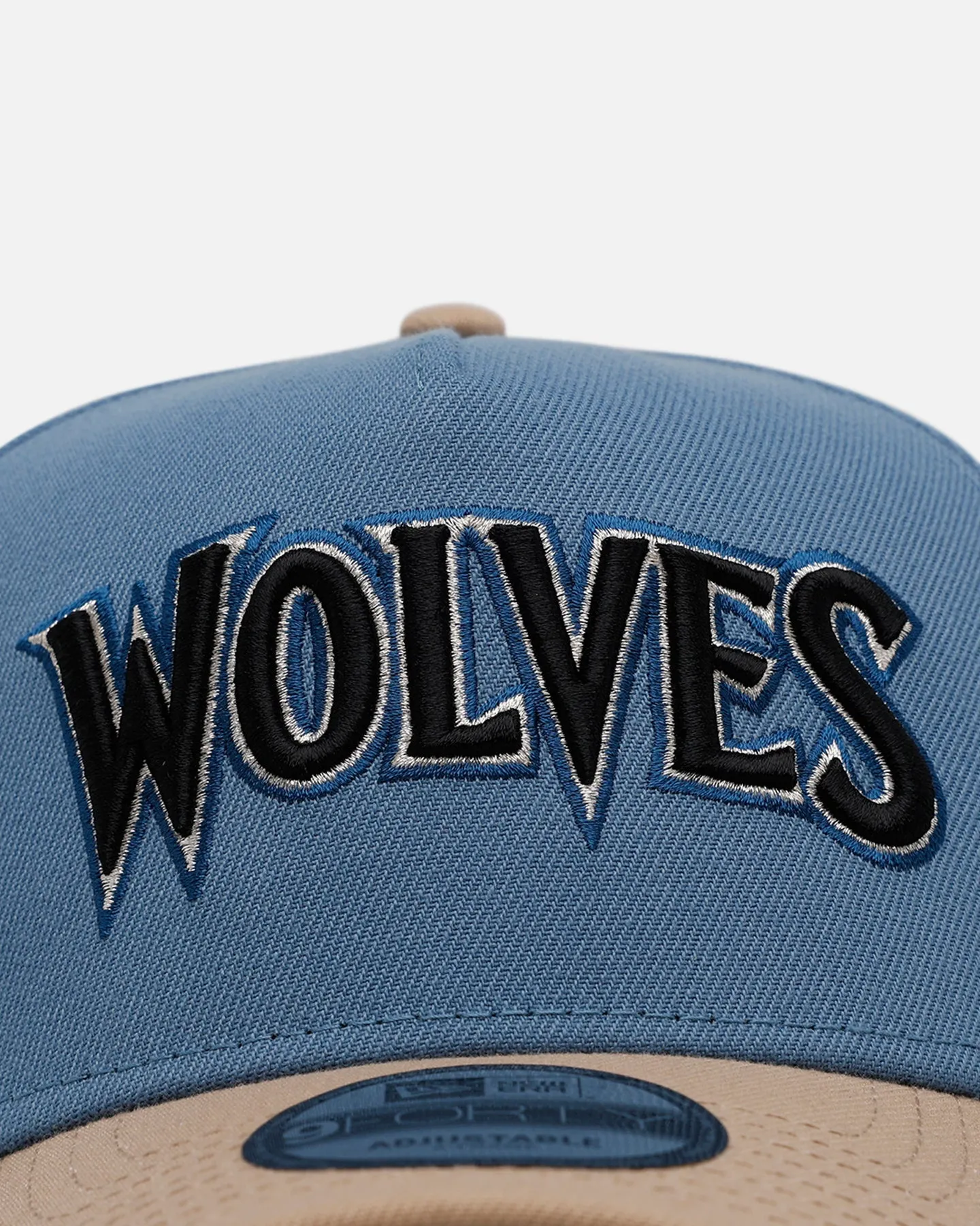 New Era Minnesota Timberwolves 'Easy Breezy' 9FORTY A-Frame Snapback Blue/Tan sold by Culture Kings product image thumbnail 5
