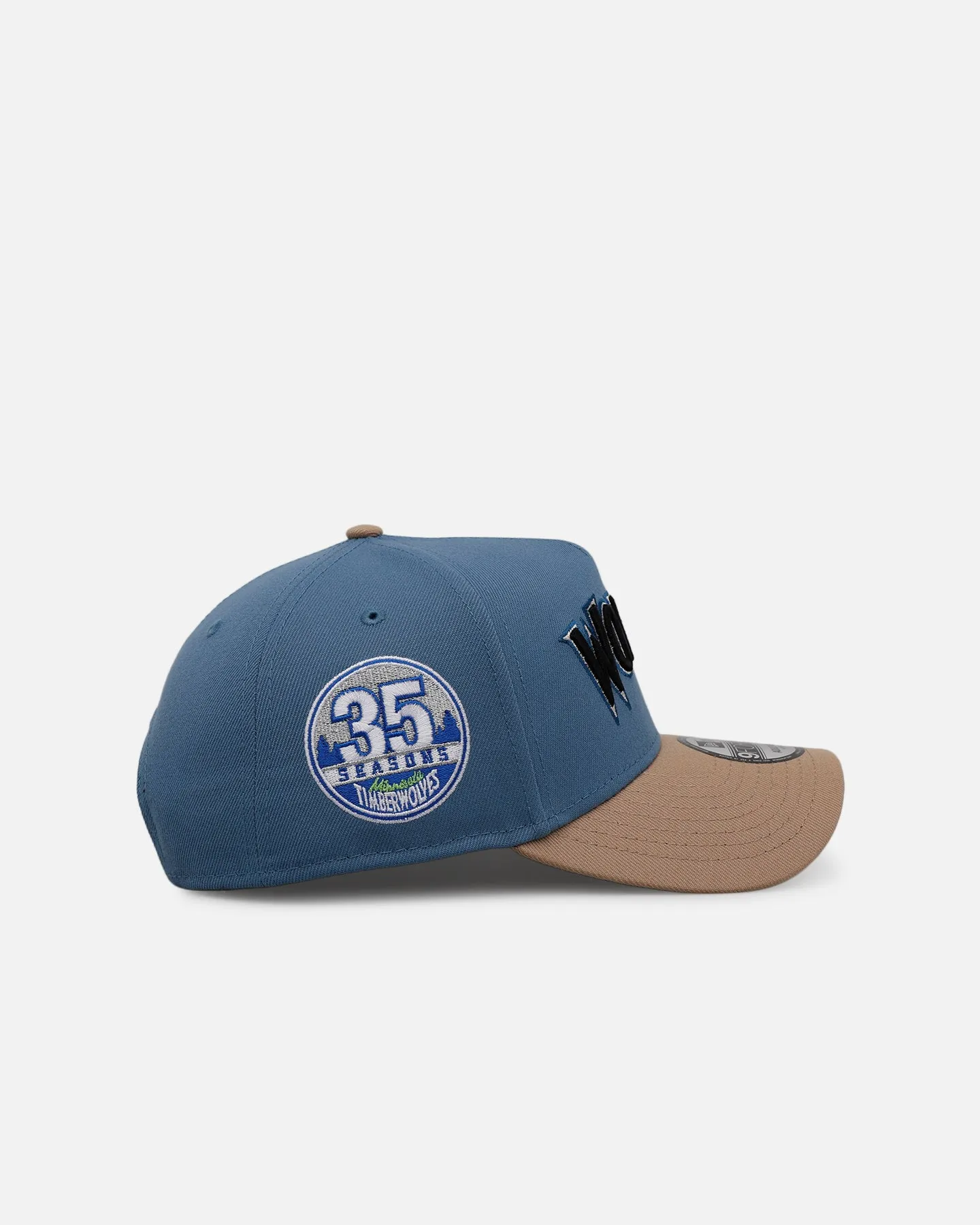 New Era Minnesota Timberwolves 'Easy Breezy' 9FORTY A-Frame Snapback Blue/Tan sold by Culture Kings product image thumbnail 3