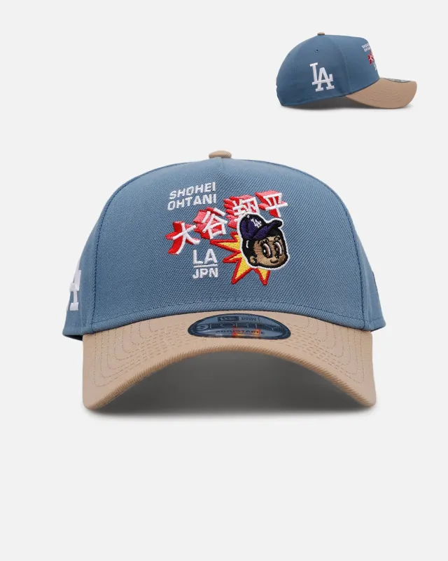 New Era Los Angeles Dodgers 'Easy Breezy' Ohtani 9FORTY A-Frame Snapback Blue/Tan sold by Culture Kings