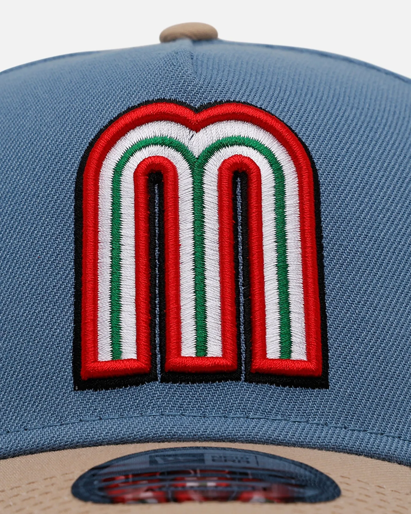 New Era Mexico National Baseball Team 'Easy Breezy' 9FORTY A-Frame Snapback Blue/Tan sold by Culture Kings product image thumbnail 5