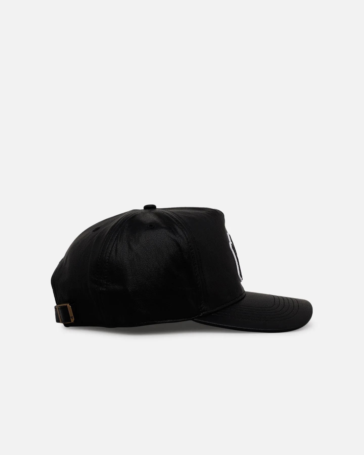 47 Brand New York Yankees 'Leather' Hitch Strapback Black sold by Culture Kings product image thumbnail 3