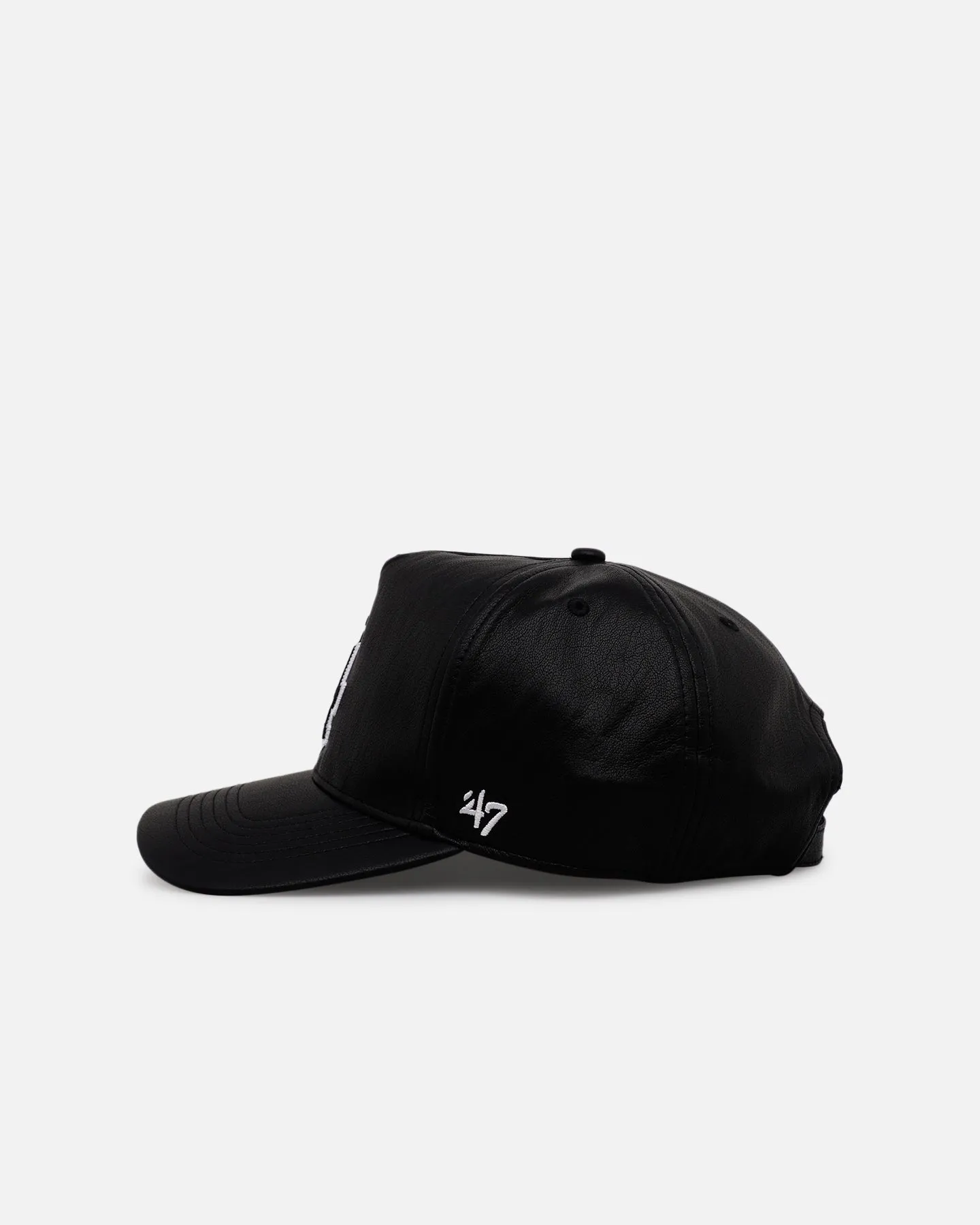 47 Brand Los Angeles Dodgers 'Leather' Hitch Strapback Black sold by Culture Kings product image thumbnail 4