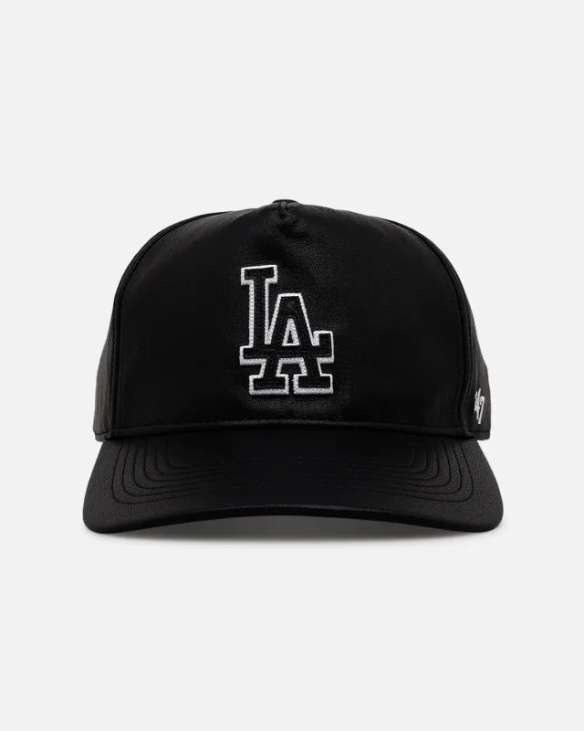 47 Brand Los Angeles Dodgers 'Leather' Hitch Strapback Black sold by Culture Kings