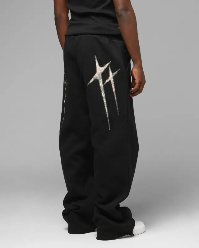 Loiter Premium Hybrid Sweat Pants Black/Camo sold by Culture Kings