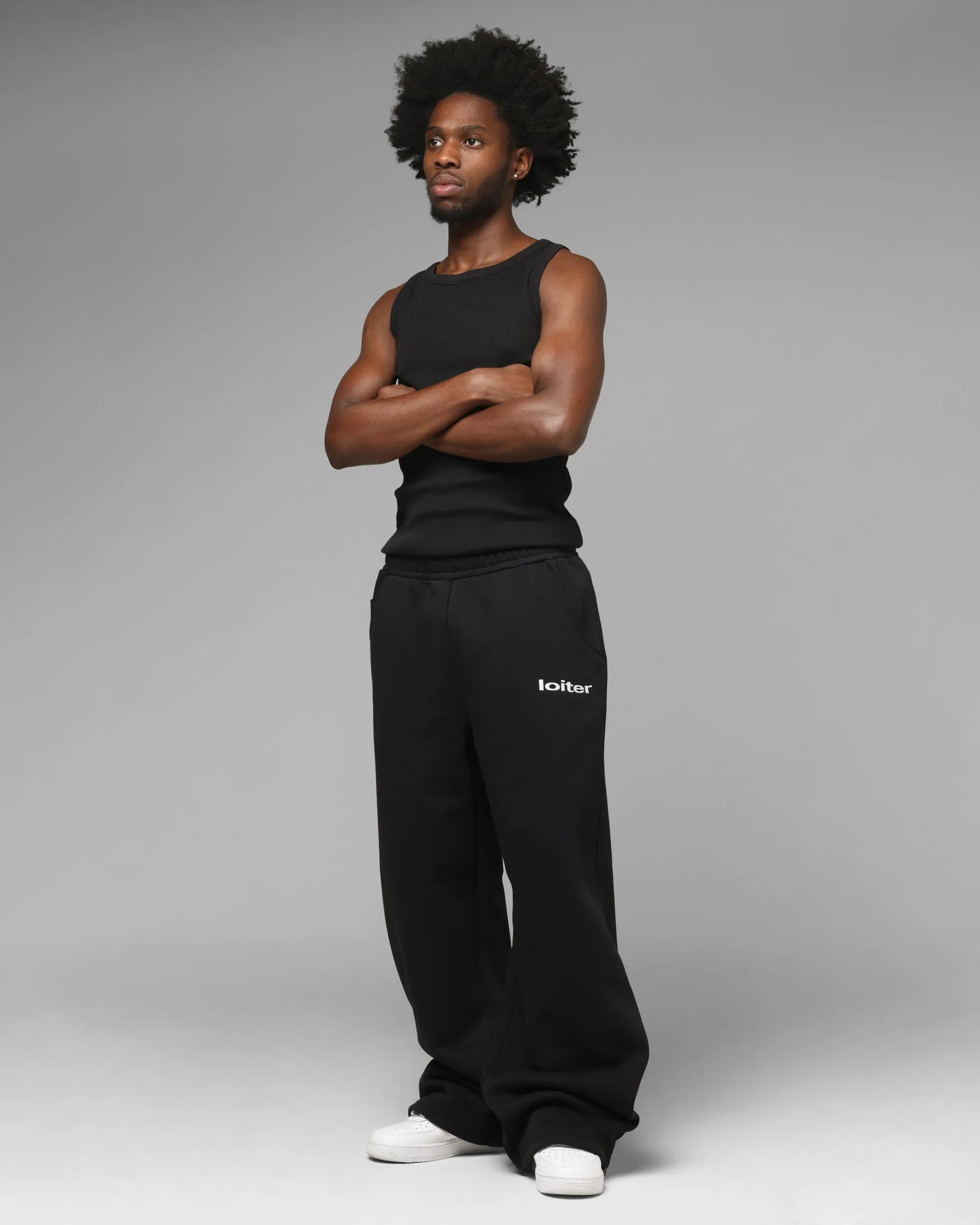 Loiter Premium Hybrid Sweat Pants Black/Camo sold by Culture Kings product image thumbnail 2