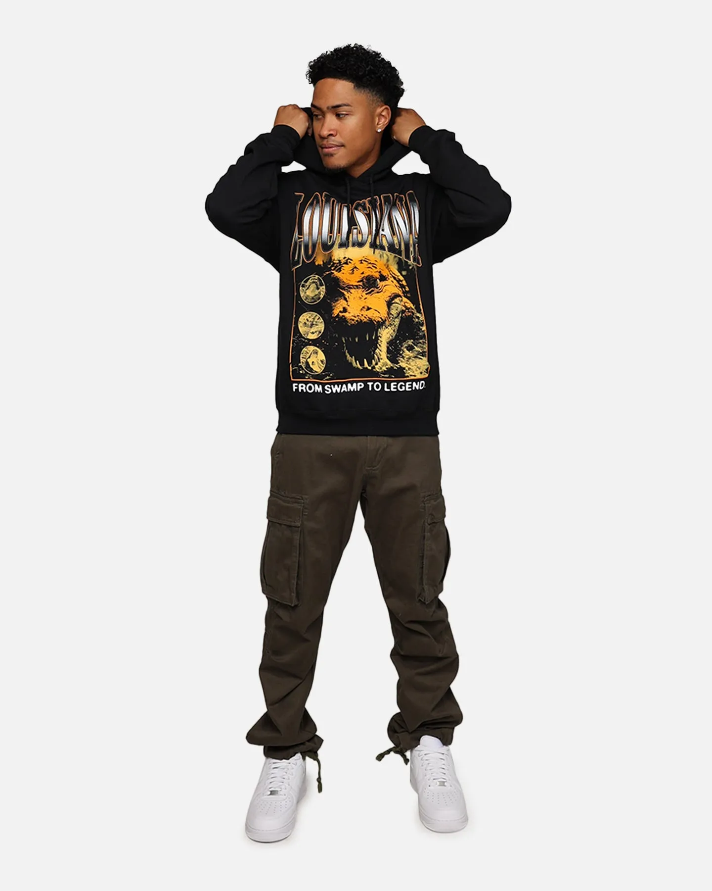 73Studio Louisiana Vintage Hoodie Black sold by Culture Kings product image thumbnail 3
