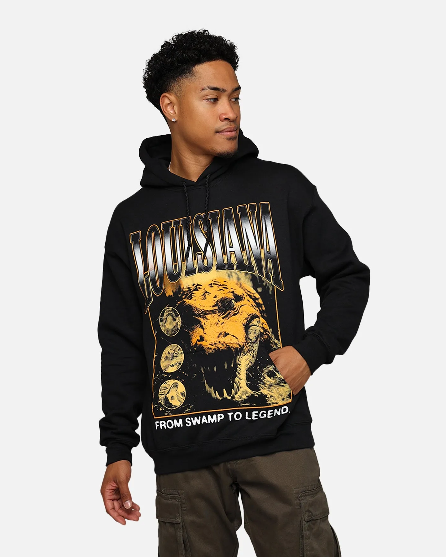 73Studio Louisiana Vintage Hoodie Black sold by Culture Kings product image thumbnail 2