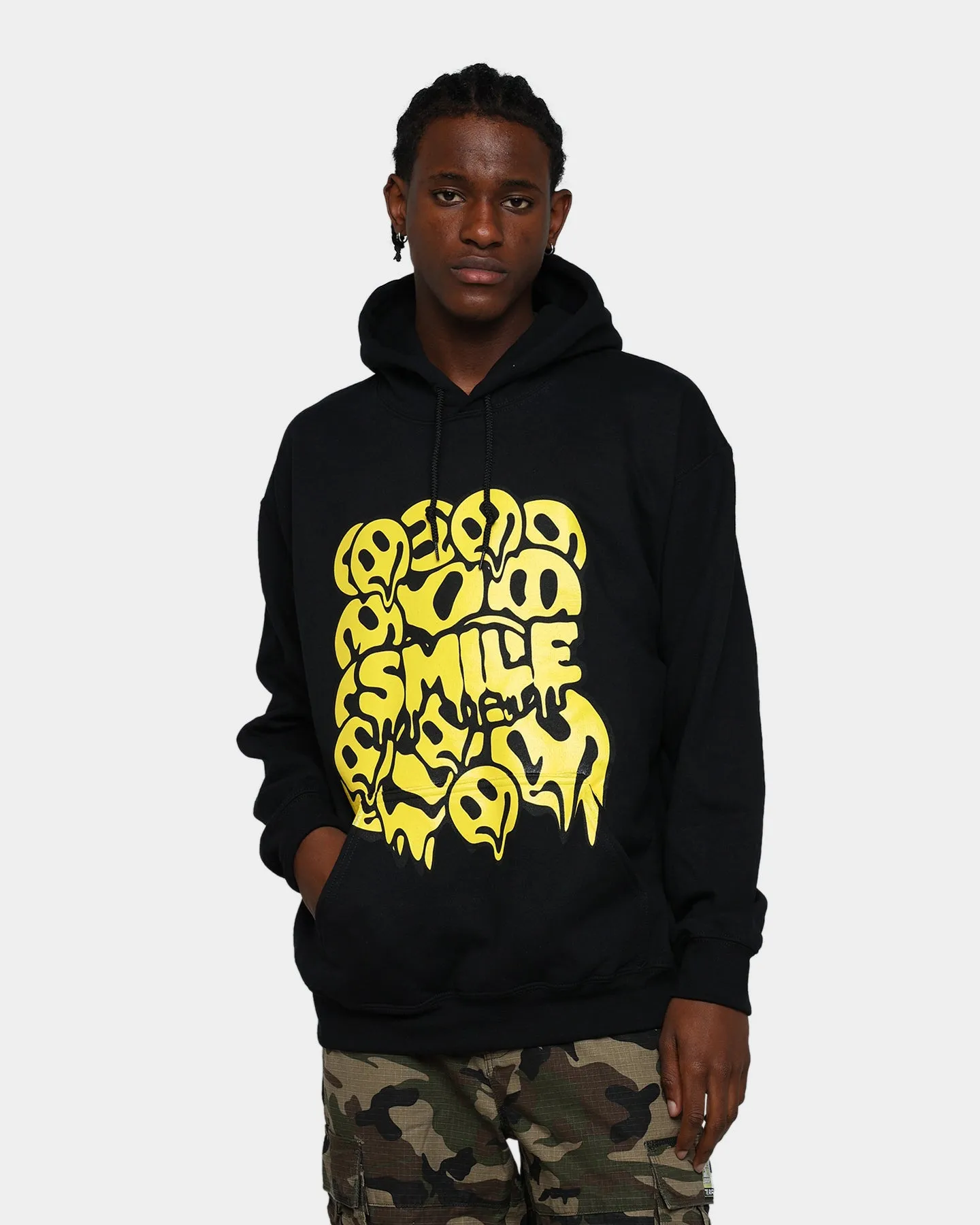 73Studio Smile Drip Hoodie Black sold by Culture Kings