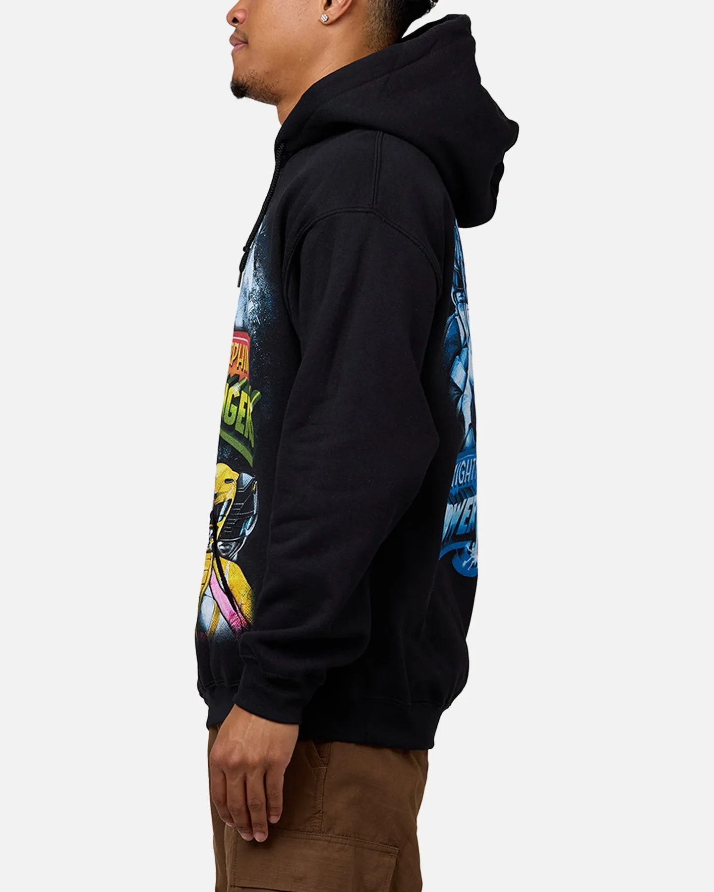 73Studio X Power Rangers Mighty Morphin Hoodie Black sold by Culture Kings product image thumbnail 5
