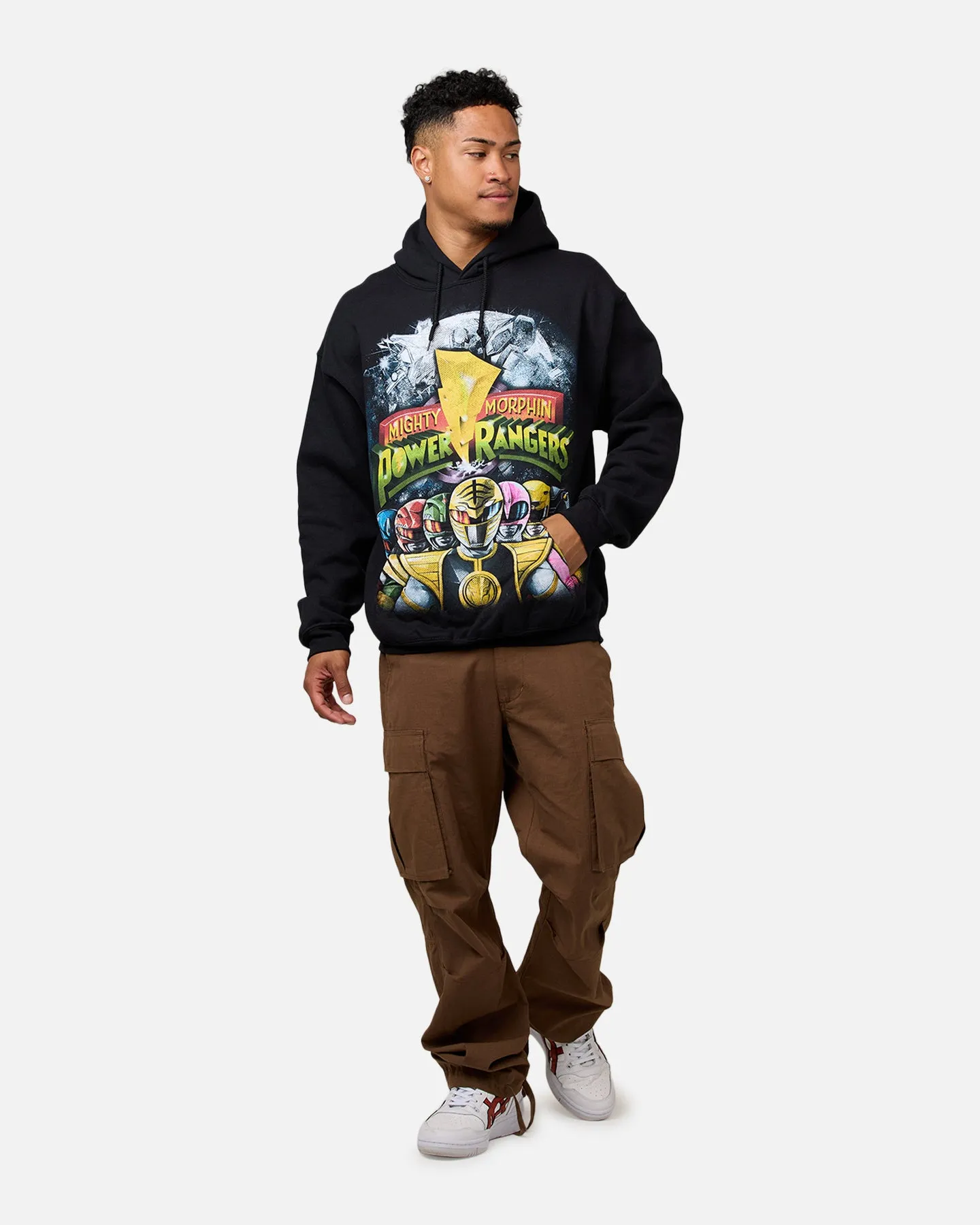 73Studio X Power Rangers Mighty Morphin Hoodie Black sold by Culture Kings product image thumbnail 3