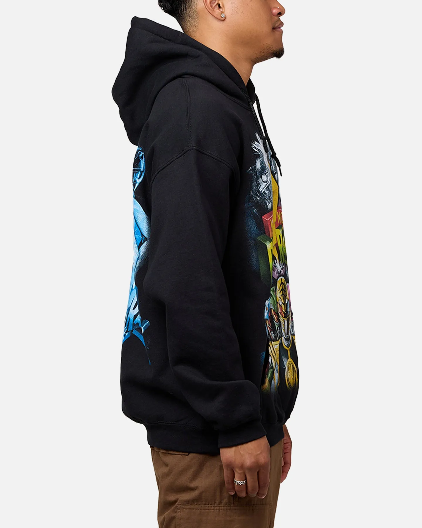 73Studio X Power Rangers Mighty Morphin Hoodie Black sold by Culture Kings product image thumbnail 4