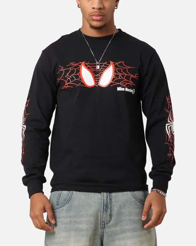 73Studio Marvel Spider-Man Y2K Miles Long Sleeve T-Shirt Black sold by Culture Kings