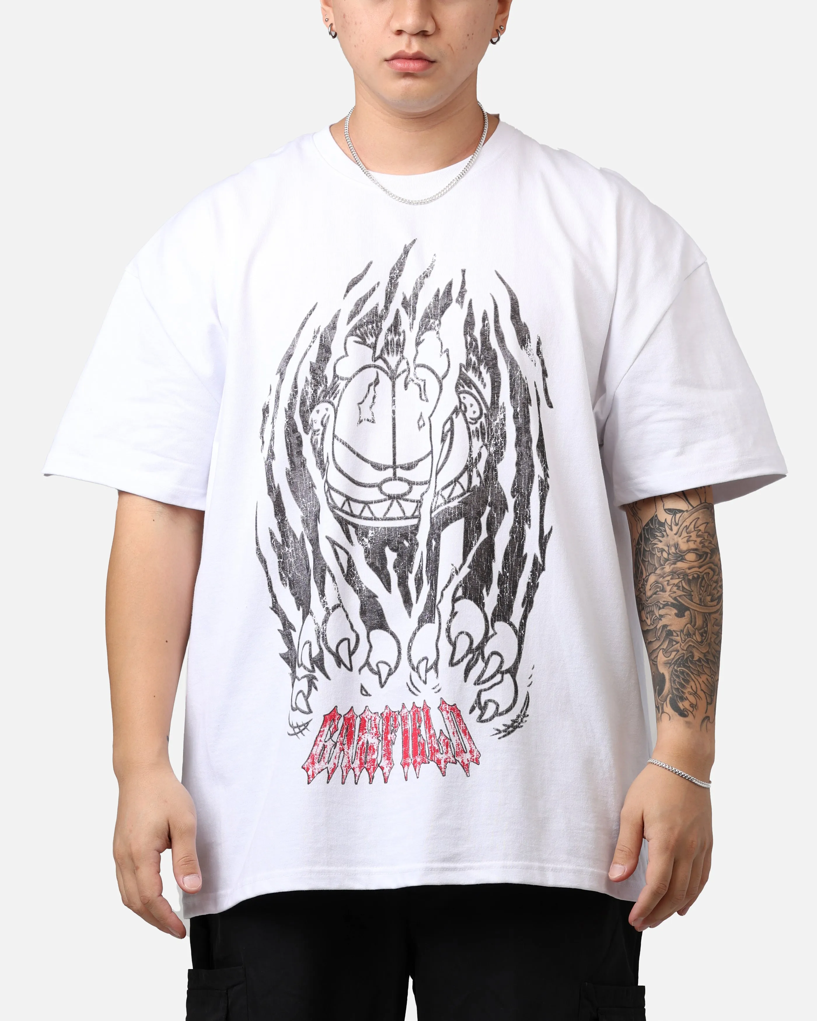 Vintage 73Studio X Garfield Claws T-Shirt White sold by Culture Kings