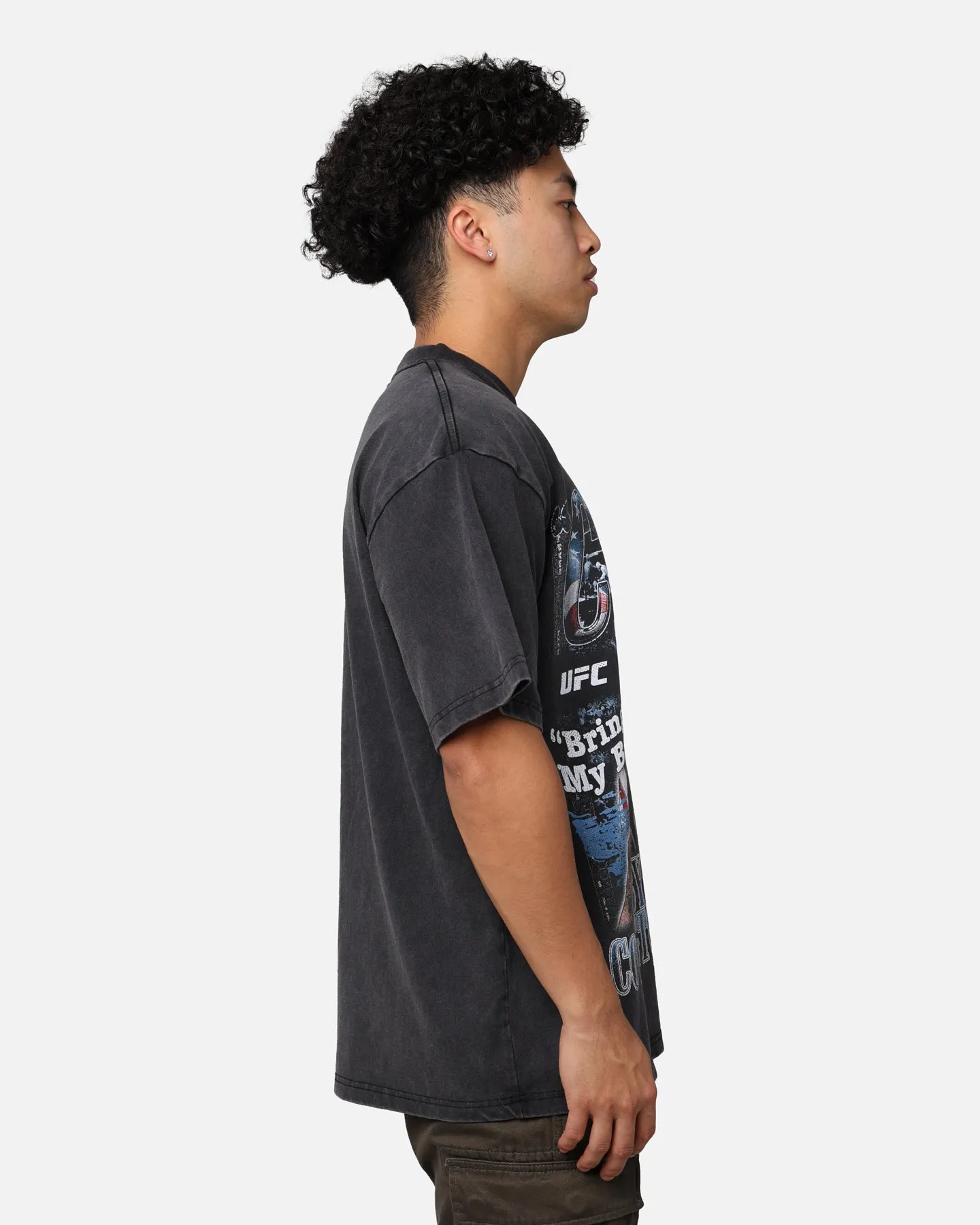 UFC By 73Studio Colby Covington Belt Vintage T-Shirt Washed Black sold by Culture Kings product image thumbnail 5