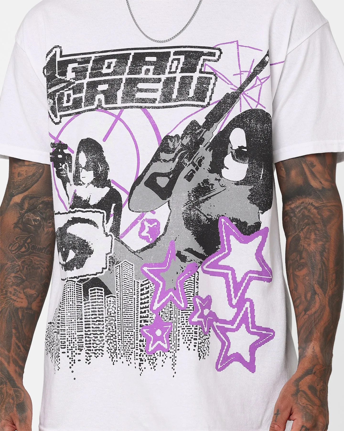 73Studio Straight Shot T-Shirt White sold by Culture Kings product image thumbnail 3