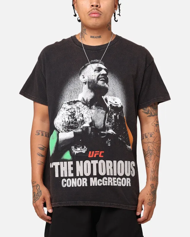 UFC By 73Studio Conor McGregor Vintage T-Shirt Black Wash sold by Culture Kings