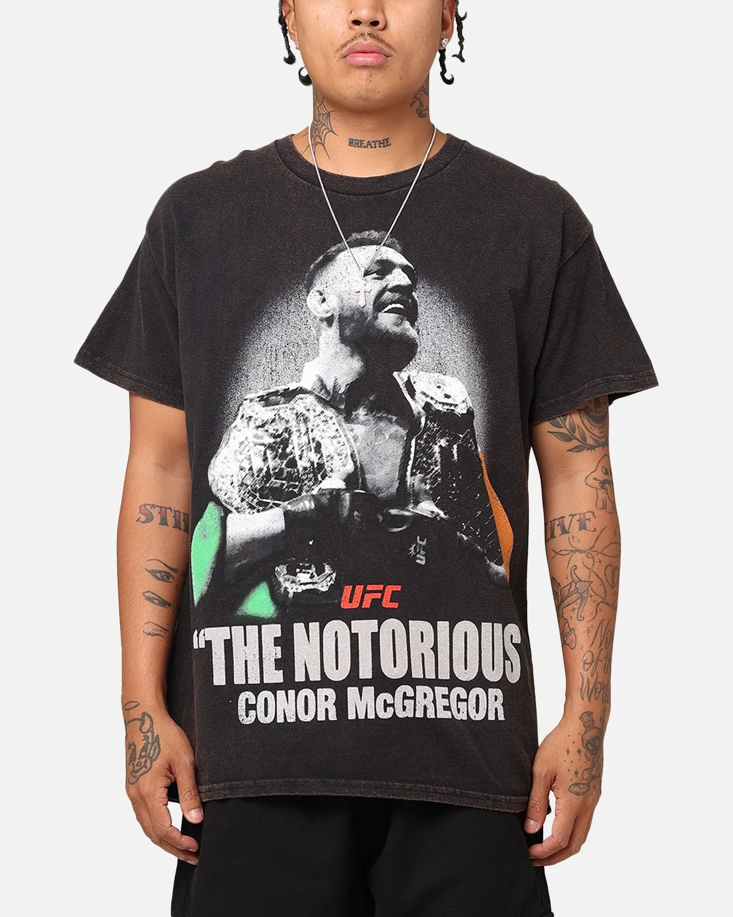 UFC By 73Studio Conor McGregor Vintage T-Shirt Black Wash sold by Culture Kings