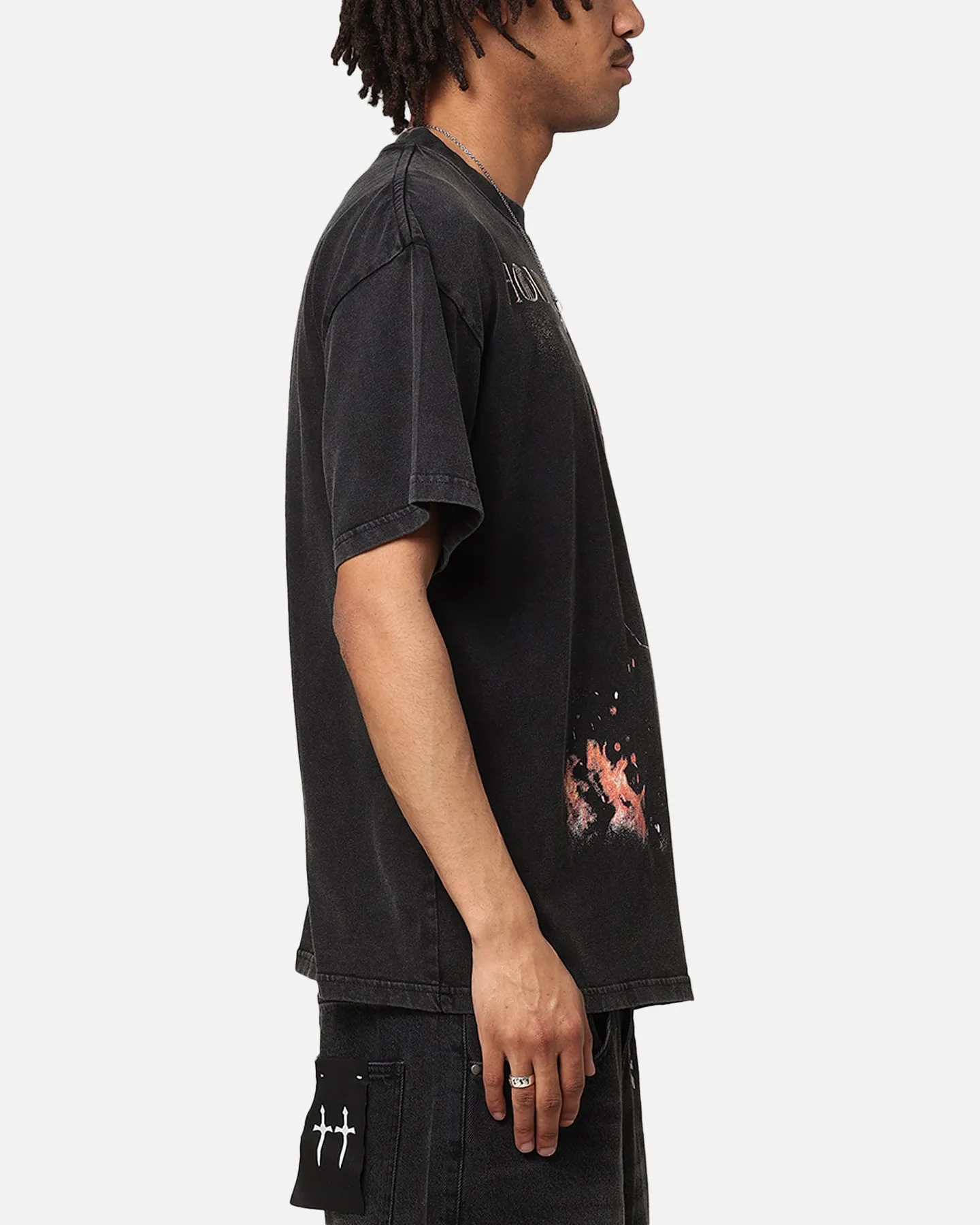 73Studio X House Of The Dragons Blood Vintage T-Shirt Black Acidwash sold by Culture Kings product image thumbnail 4