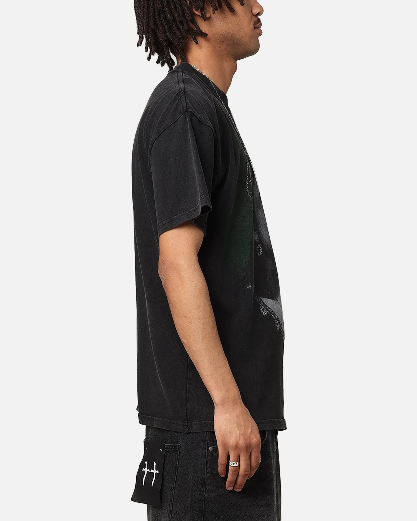 73Studio X House Of The Dragon Alicent Vintage T-Shirt Black Acidwash sold by Culture Kings product image thumbnail 4