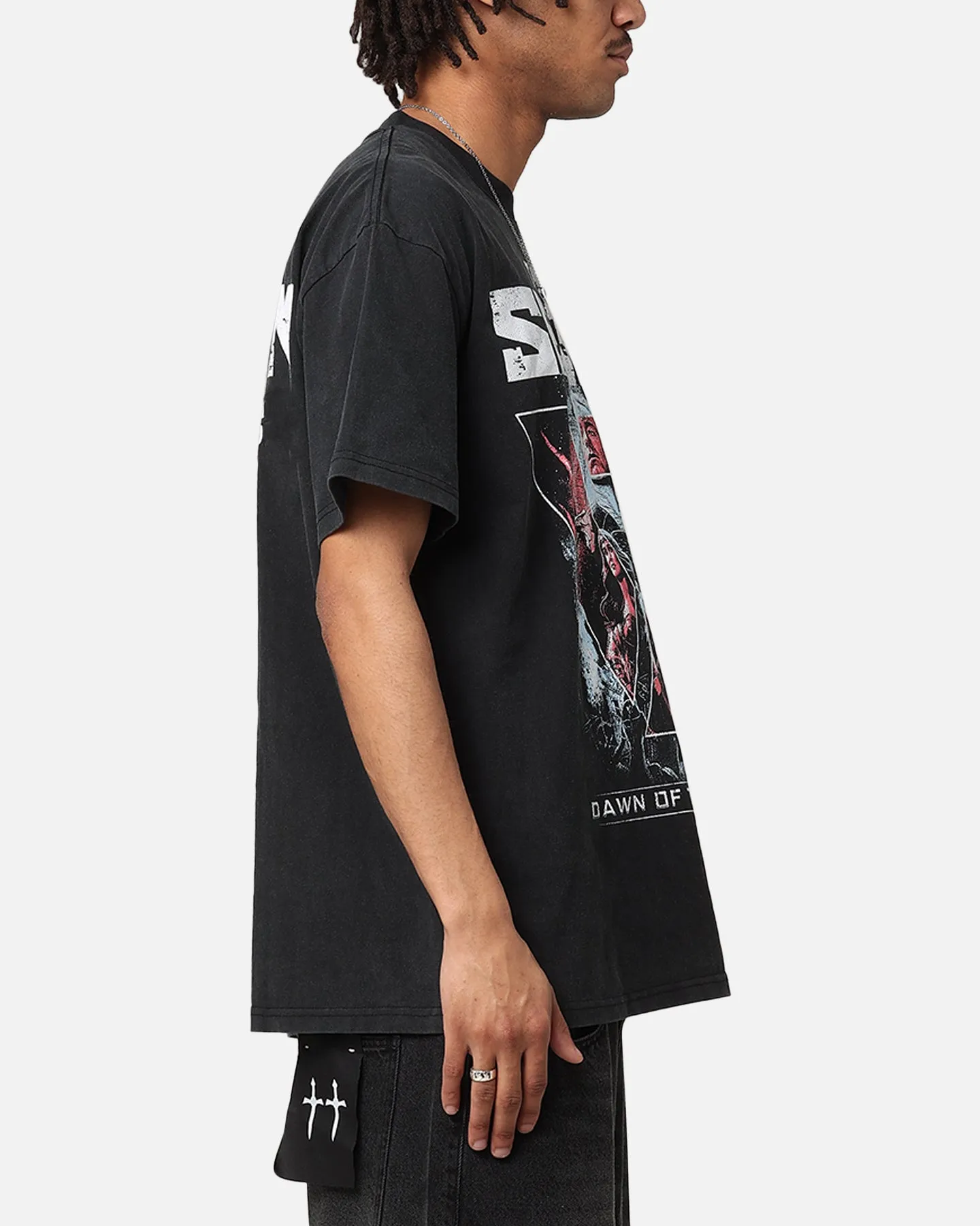 73Studio X The Boys The Seven Vought Vintage T-Shirt Black Acidwash sold by Culture Kings product image thumbnail 4