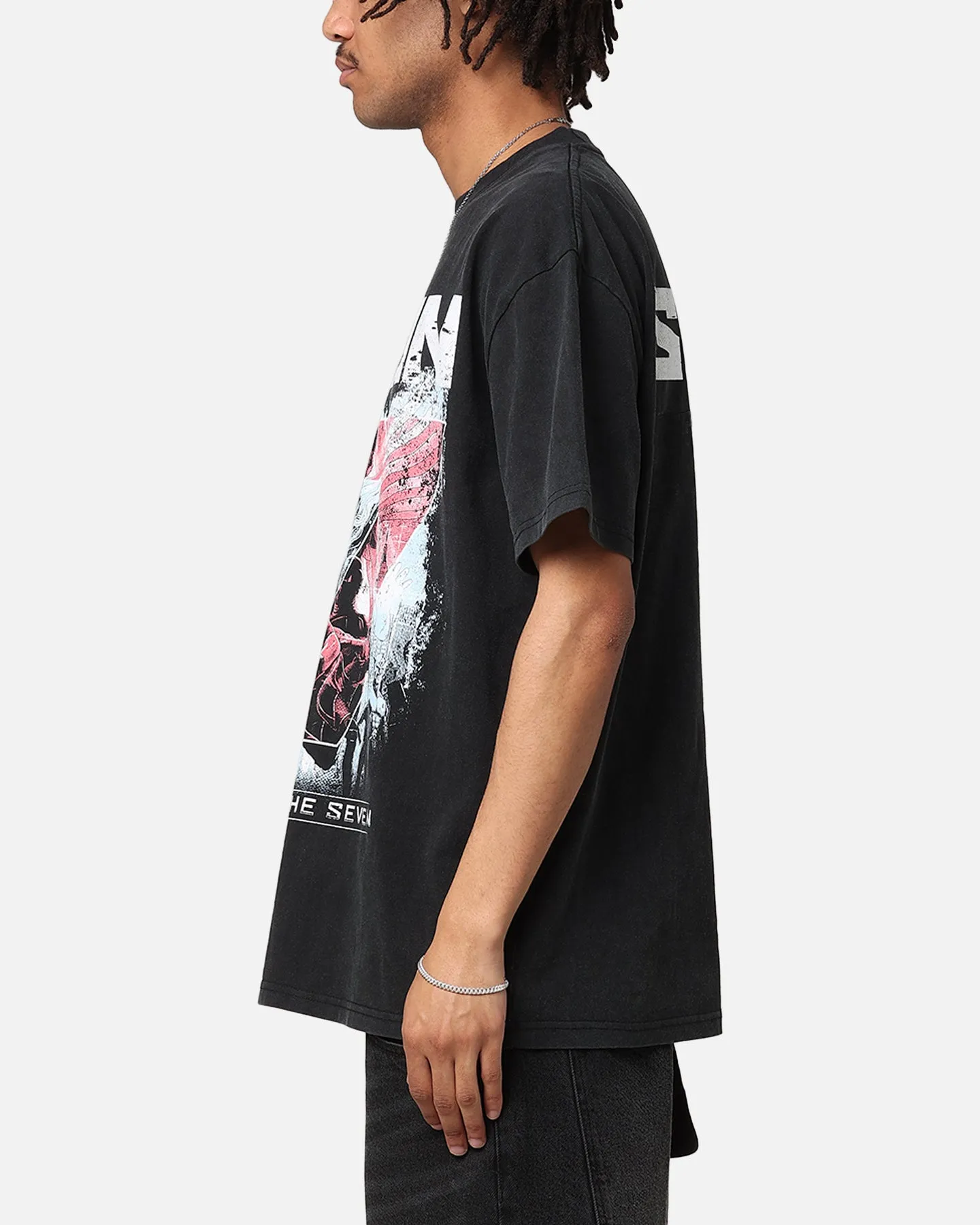 73Studio X The Boys The Seven Vought Vintage T-Shirt Black Acidwash sold by Culture Kings product image thumbnail 5