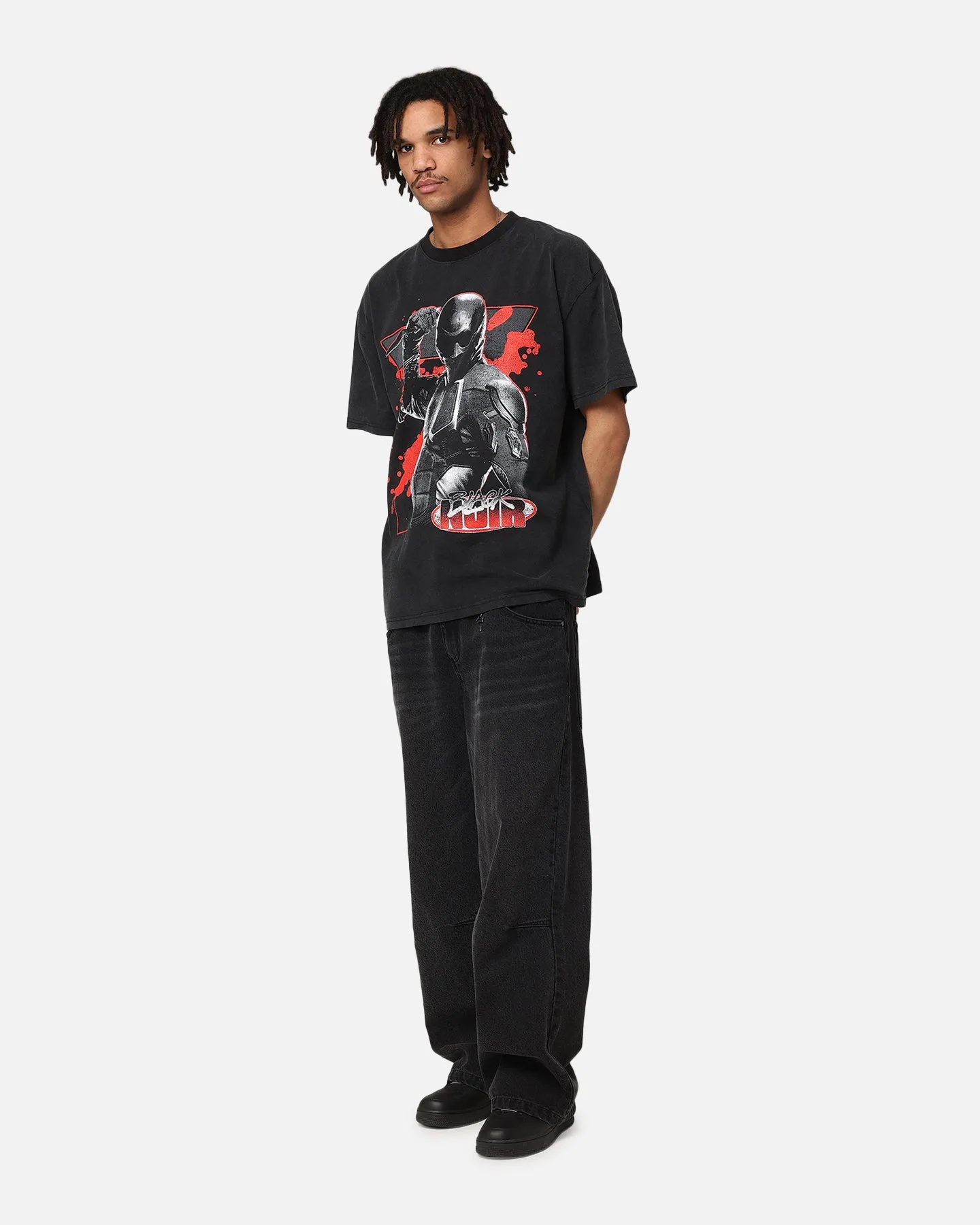 73Studio X The Boys Black Noir Vintage T-Shirt Black Acidwash sold by Culture Kings product image thumbnail 3