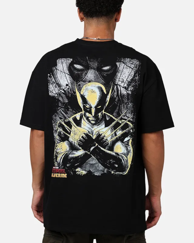 73Studio Marvel Deadpool and Wolverine Heavyweight T-Shirt Black sold by Culture Kings
