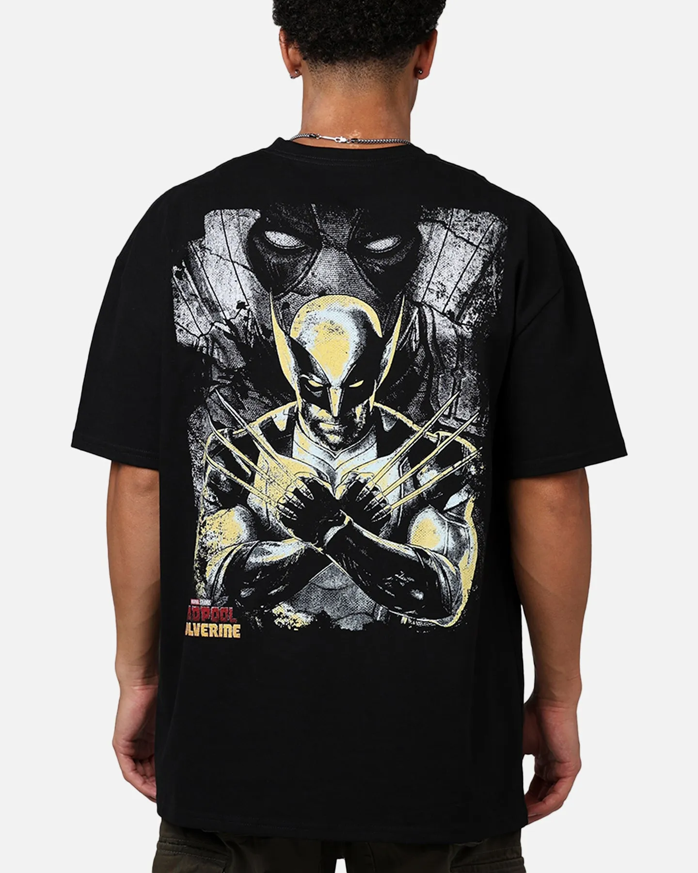 73Studio Marvel Deadpool and Wolverine Heavyweight T-Shirt Black sold by Culture Kings