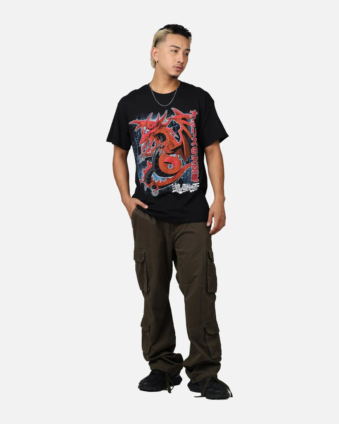 73Studio X Yu-Gi-Oh! Slifer Vintage T-Shirt Black sold by Culture Kings product image thumbnail 3