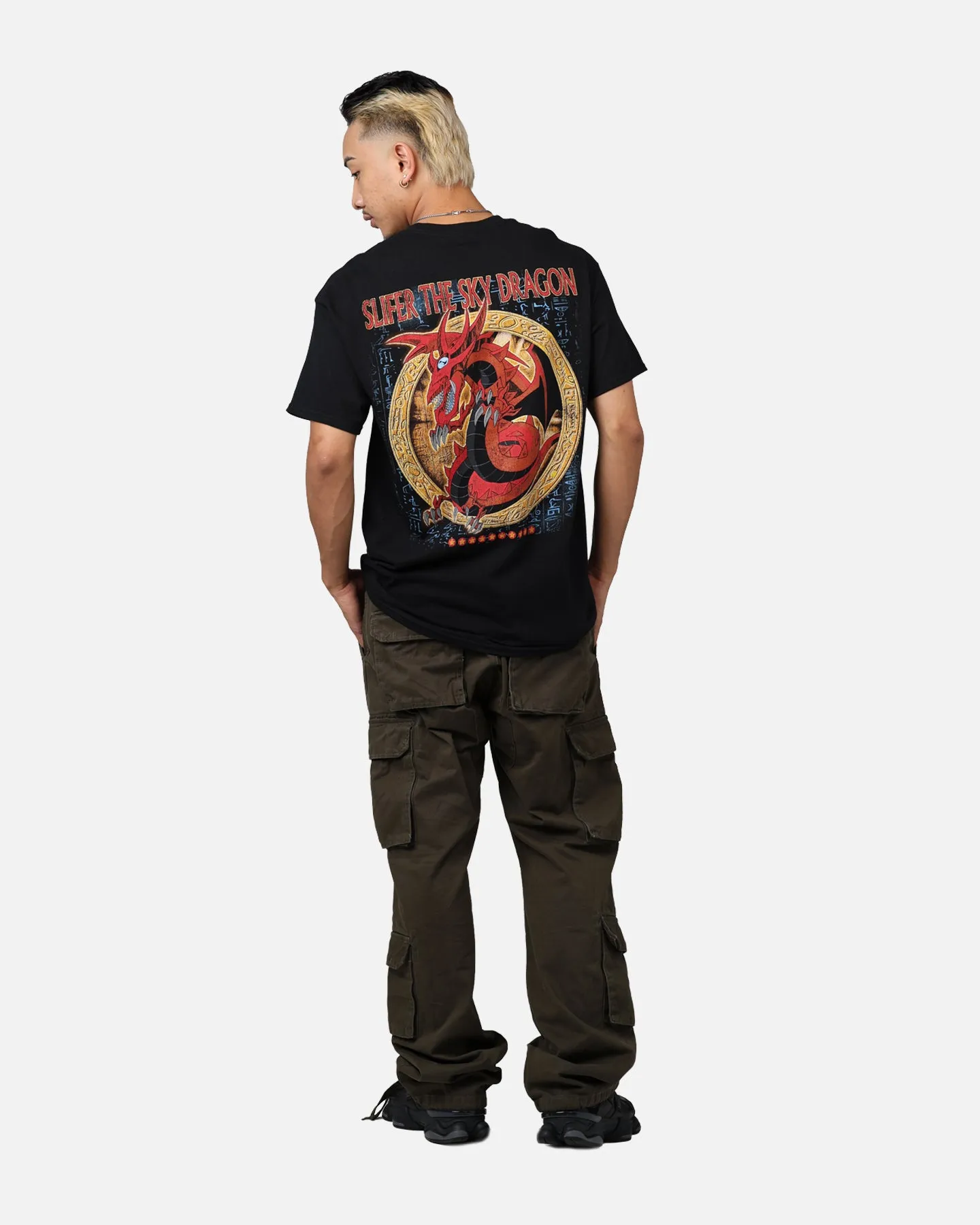 73Studio X Yu-Gi-Oh! Slifer Vintage T-Shirt Black sold by Culture Kings product image thumbnail 4