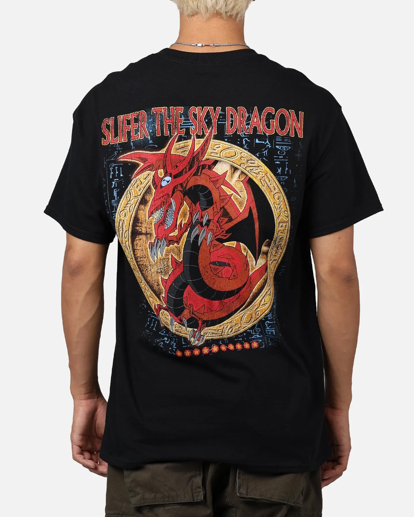 73Studio X Yu-Gi-Oh! Slifer Vintage T-Shirt Black sold by Culture Kings product image thumbnail 2