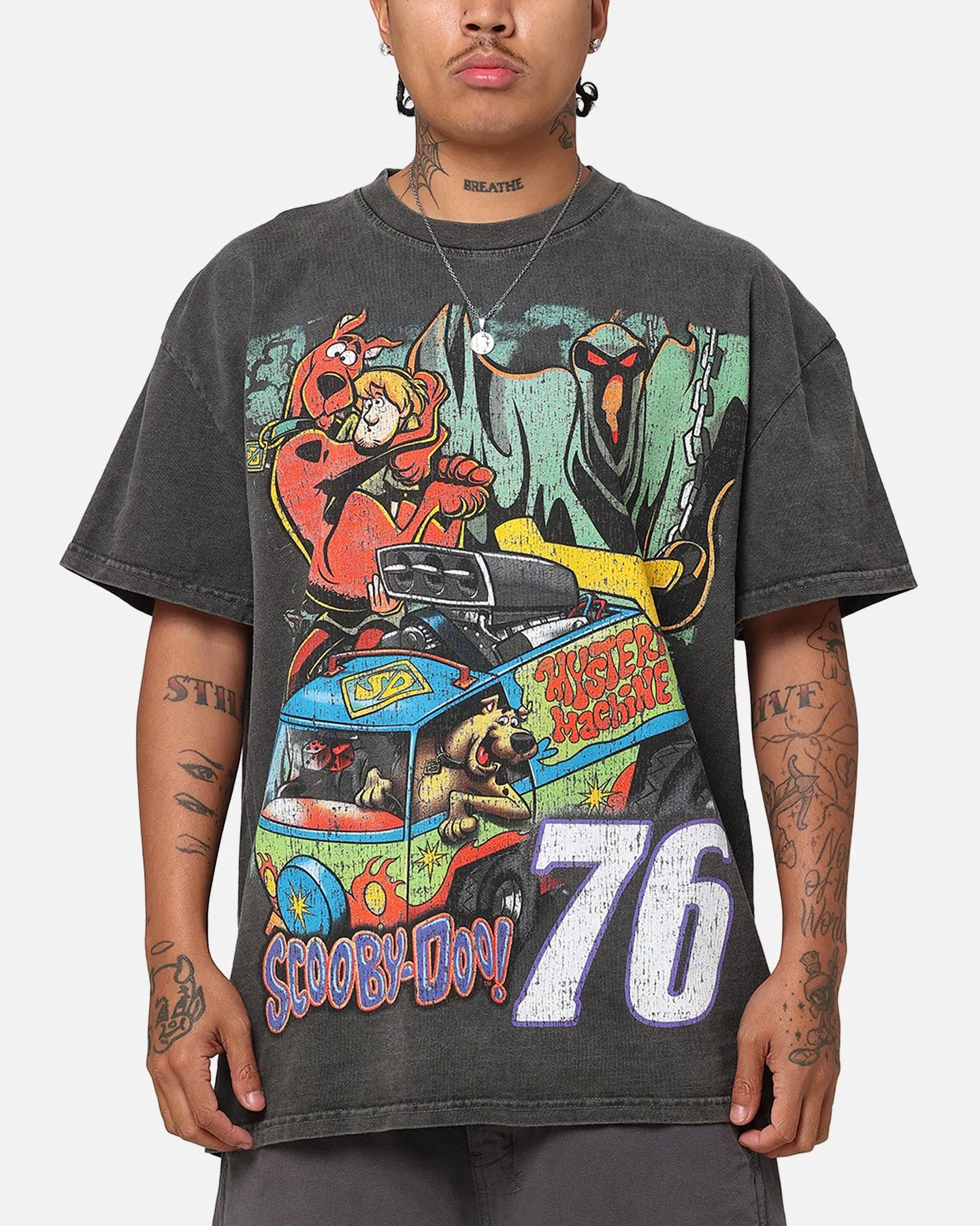 73Studio X Scooby-Doo Scooby-Doo Jumbo Heavyweight Vintage T-Shirt Black Wash sold by Culture Kings
