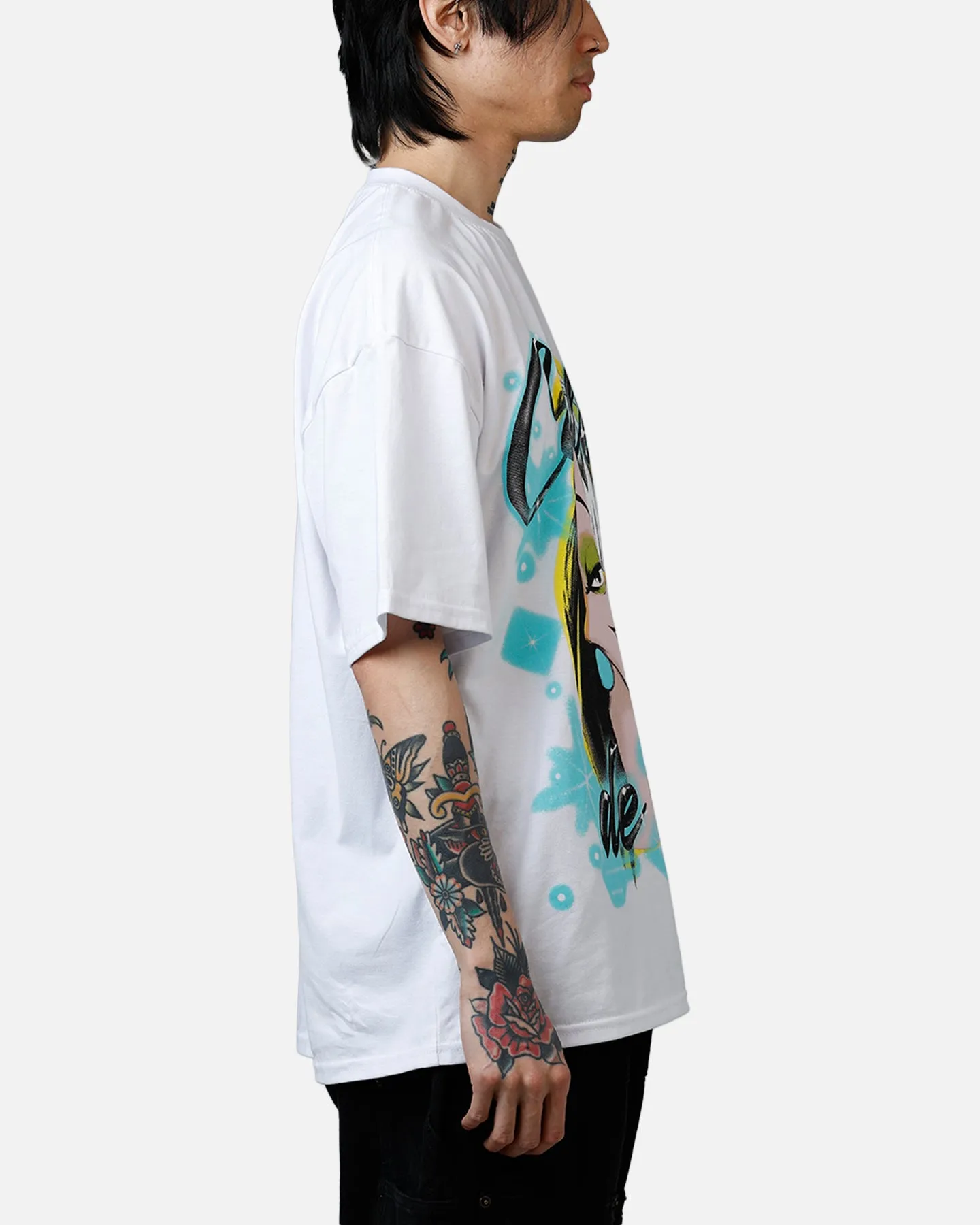 73Studio Disney Cruella De Vil Airbrush T-Shirt White sold by Culture Kings product image thumbnail 4