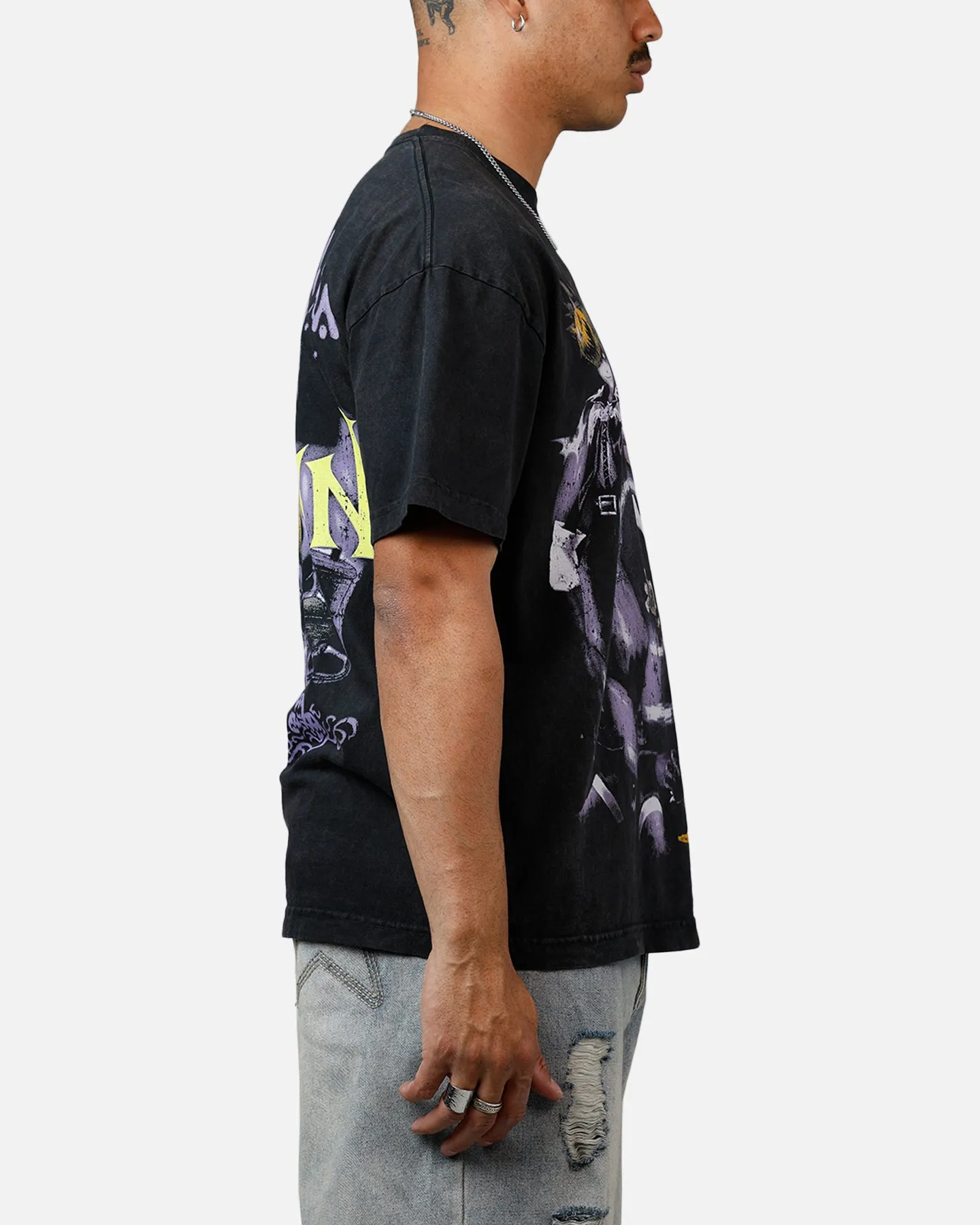 73Studio Disney Kingdom Hearts Halloween Town Heavyweight T-Shirt Black Acidwash sold by Culture Kings product image thumbnail 4