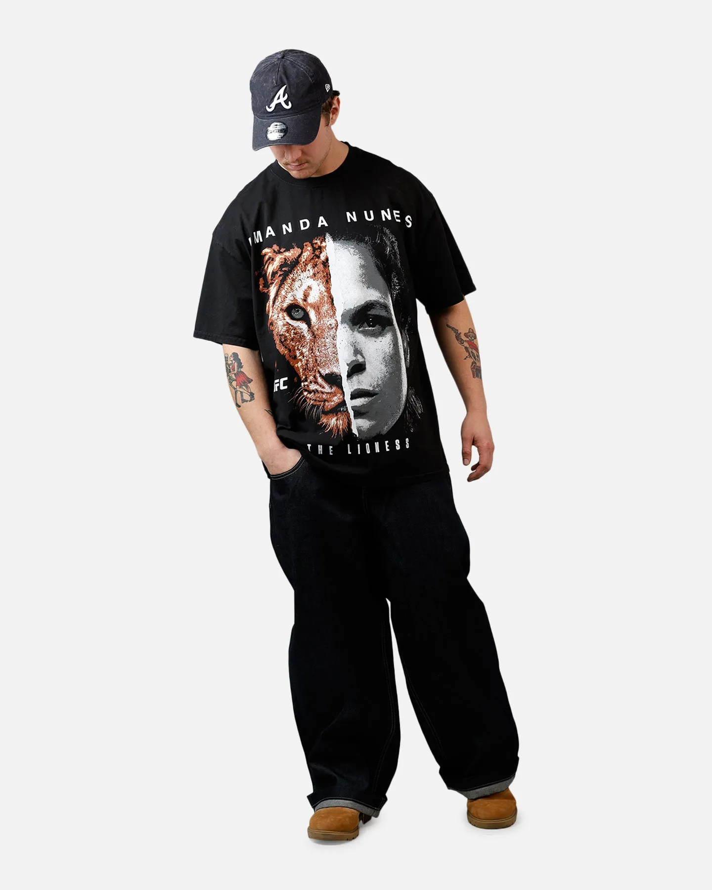 UFC By Culture Kings Amanda Nunes Legends T-Shirt Black Acidwash sold by Culture Kings product image thumbnail 3