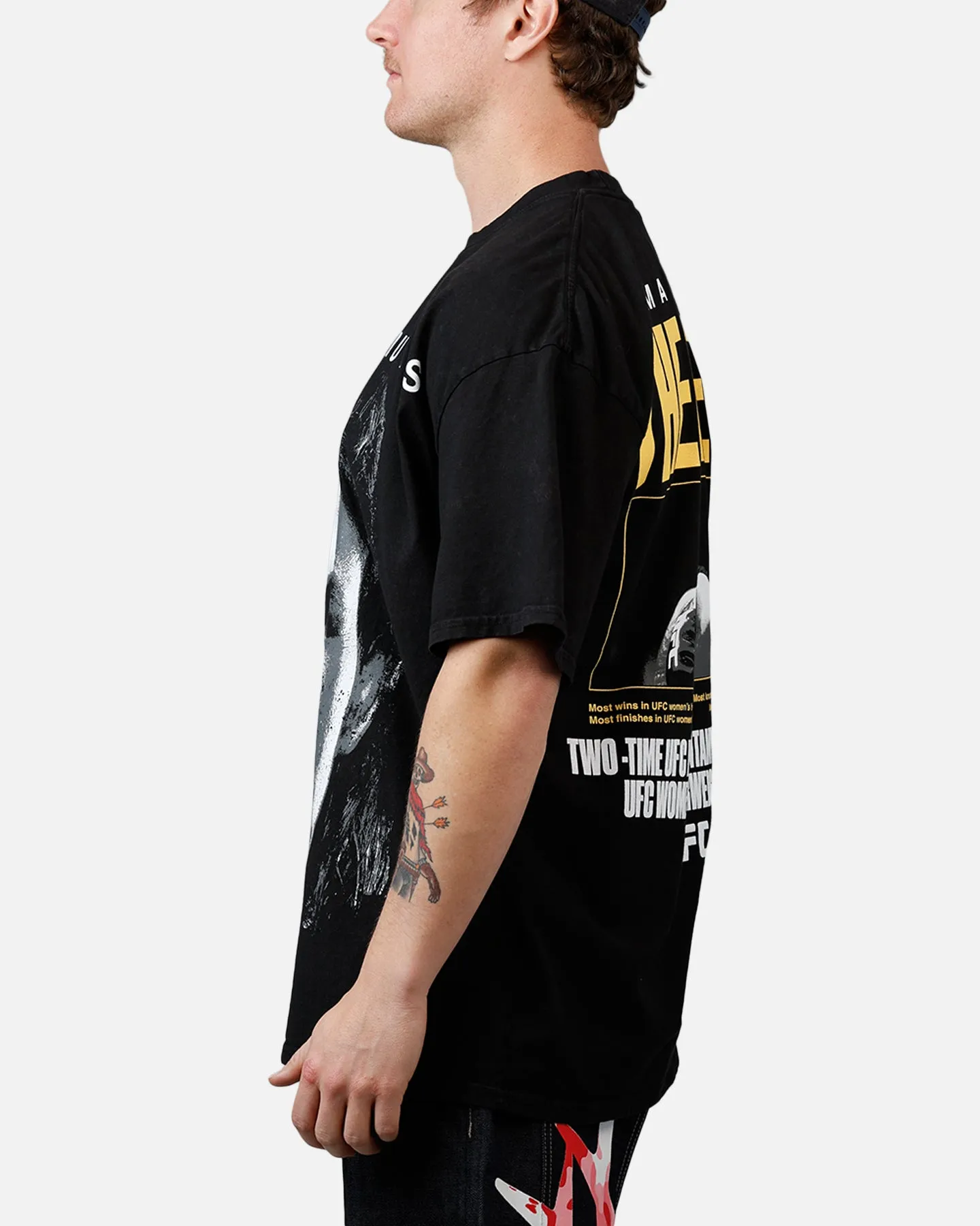 UFC By Culture Kings Amanda Nunes Legends T-Shirt Black Acidwash sold by Culture Kings product image thumbnail 5