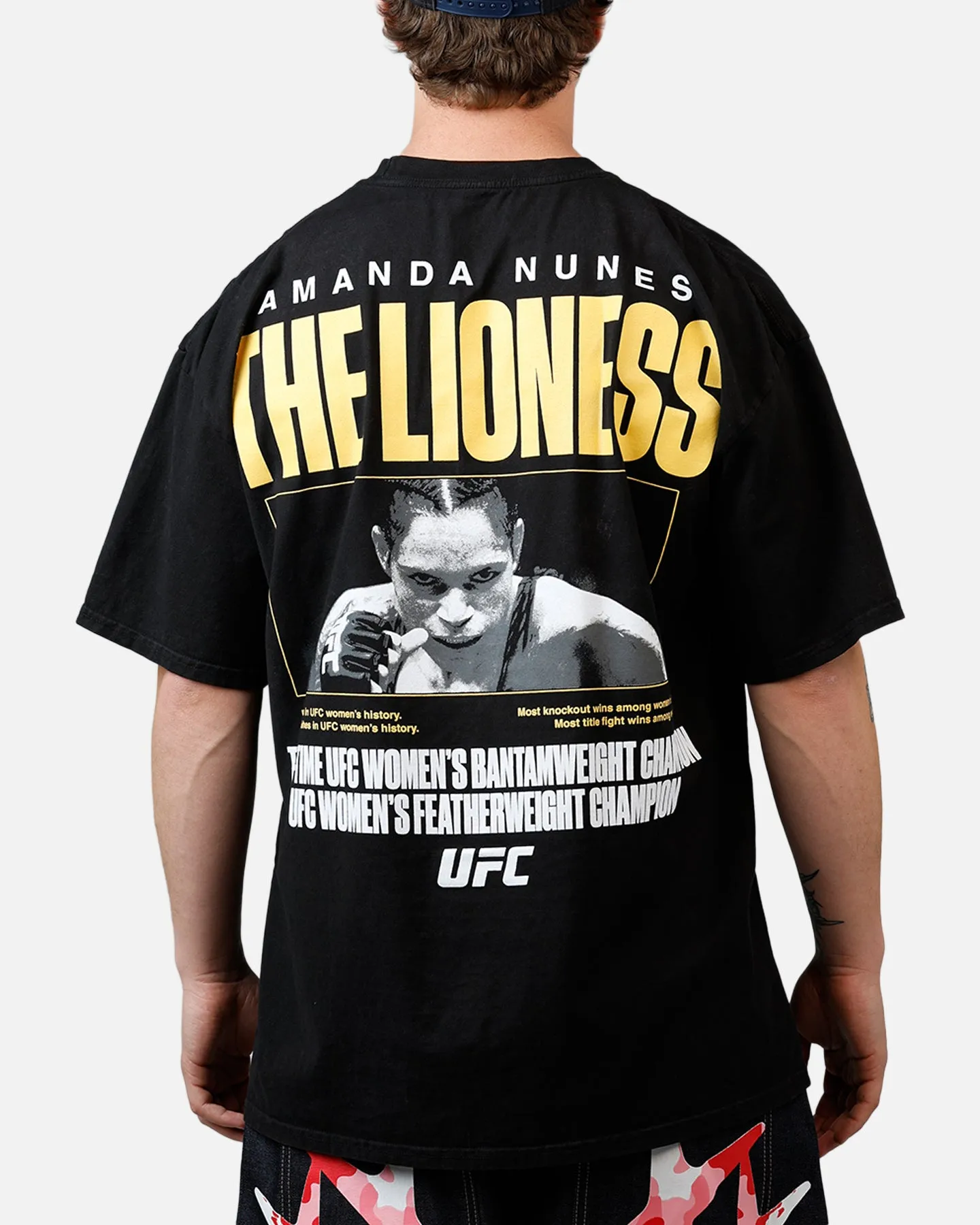 UFC By Culture Kings Amanda Nunes Legends T-Shirt Black Acidwash sold by Culture Kings product image thumbnail 2