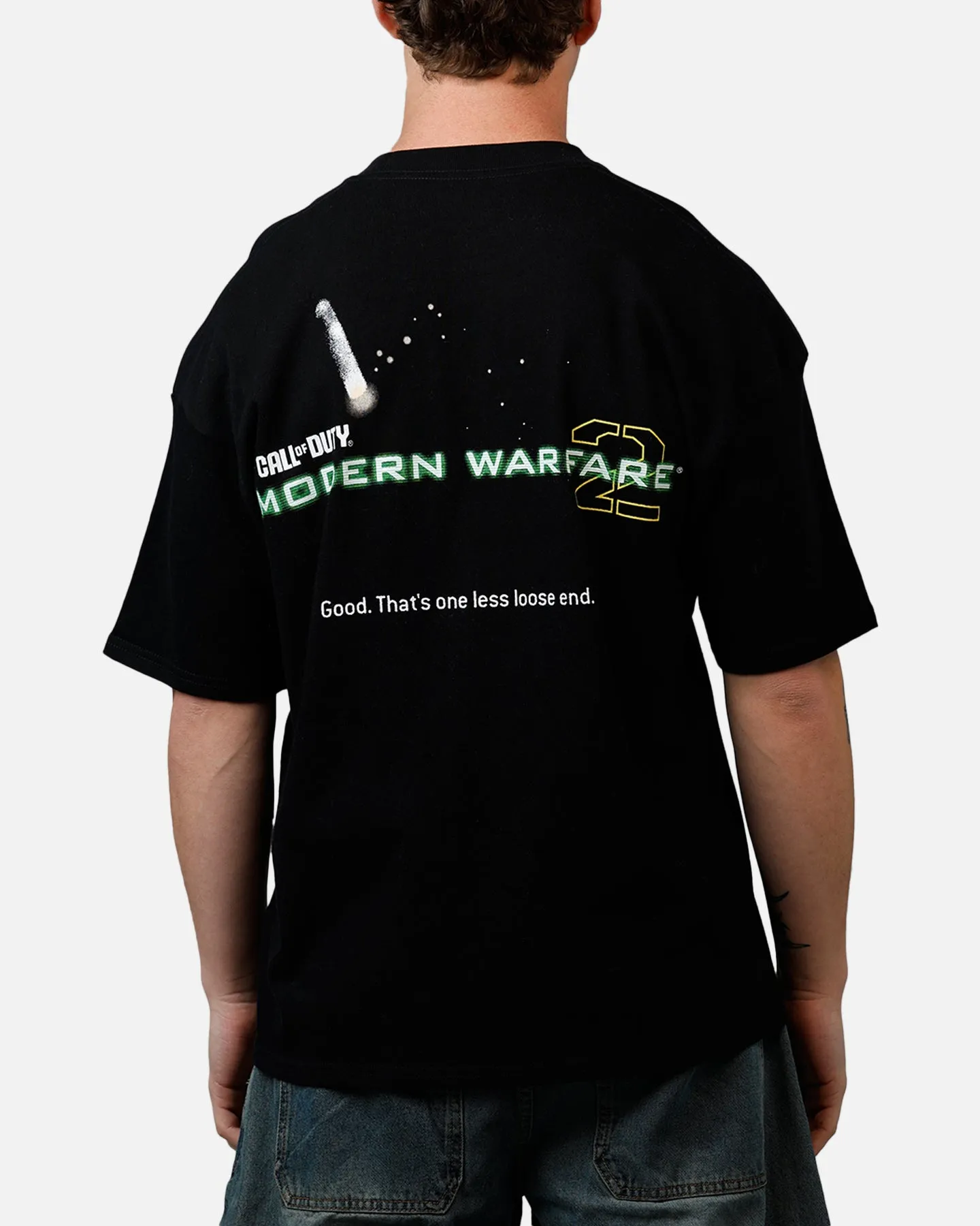 73Studio X Call Of Duty Modern Warfare II Ghost T-Shirt Black sold by Culture Kings product image thumbnail 2