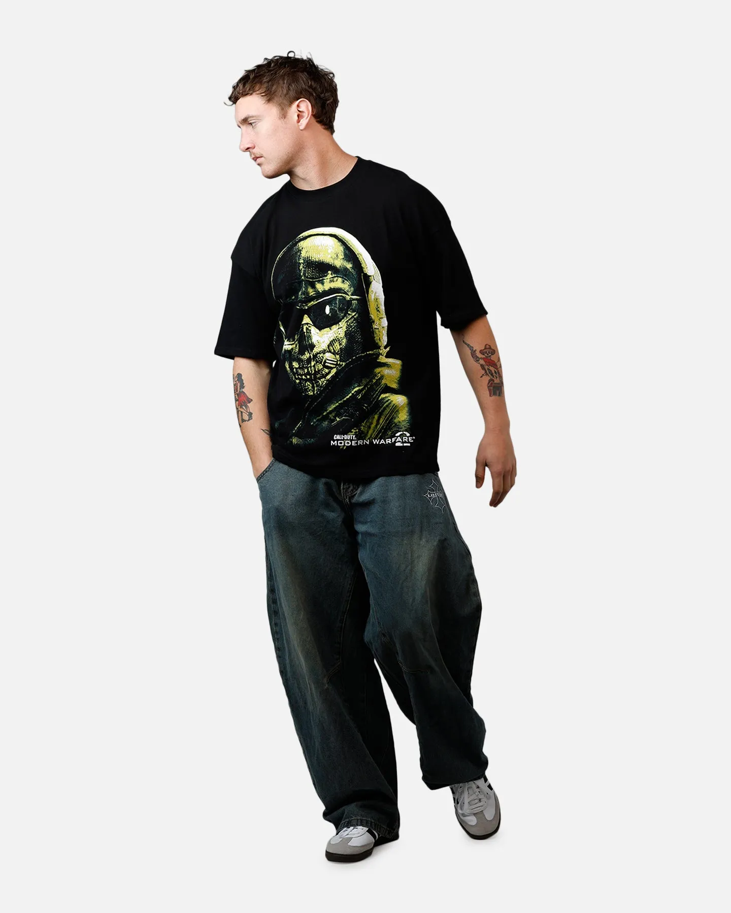 73Studio X Call Of Duty Modern Warfare II Ghost T-Shirt Black sold by Culture Kings product image thumbnail 3
