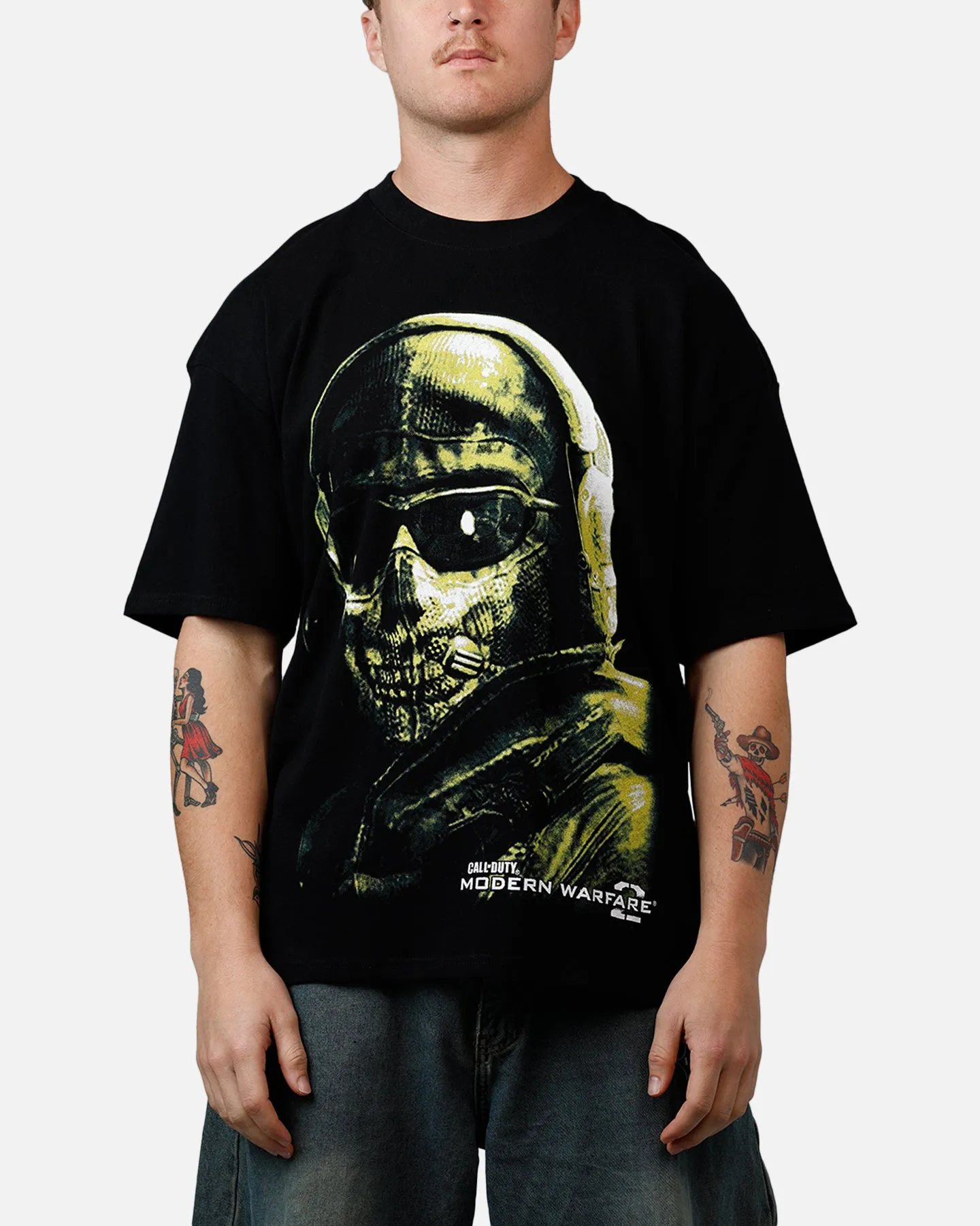 73Studio X Call Of Duty Modern Warfare II Ghost T-Shirt Black sold by Culture Kings